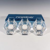 Nambe Lead Crystal Candle Holders, Link