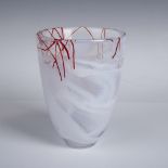 Kosta Boda by Anna Ehrner Art Glass Vase, Contrast