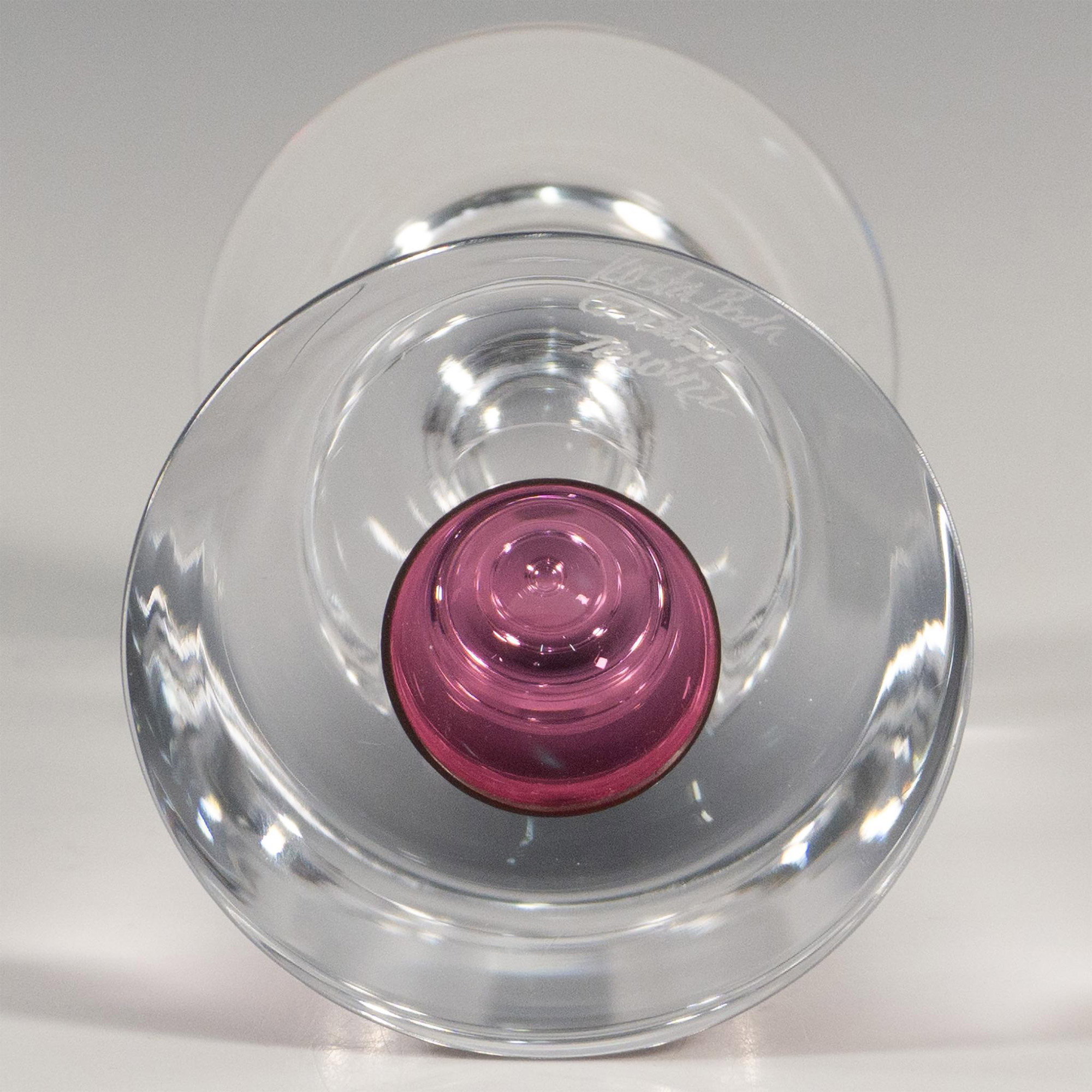 Kosta Boda by Goran Warff Glass Candlestick Holder, Zoom - Image 3 of 4