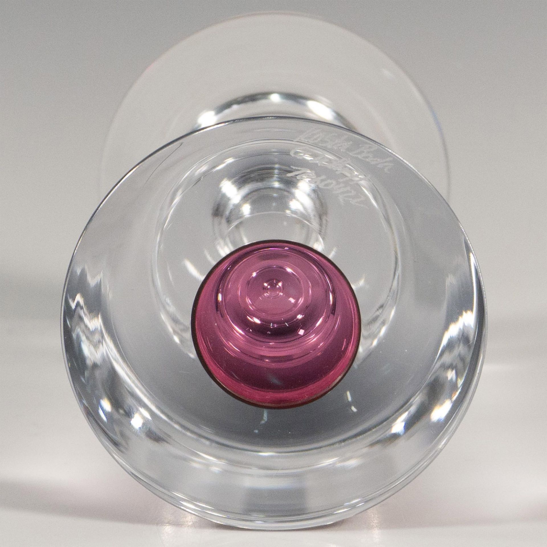Kosta Boda by Goran Warff Glass Candlestick Holder, Zoom - Image 3 of 4