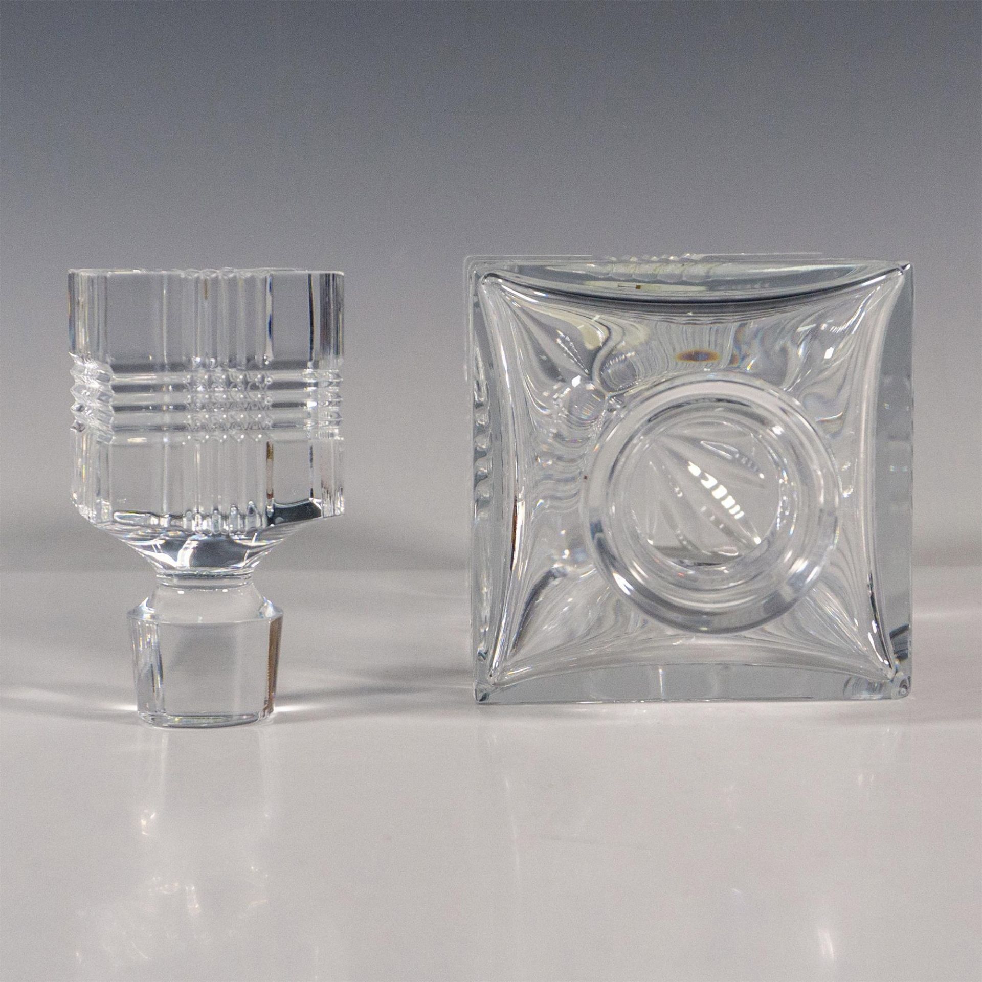 Ralph Lauren Crystal Decanter with Stopper, Glen Plaid - Image 3 of 4