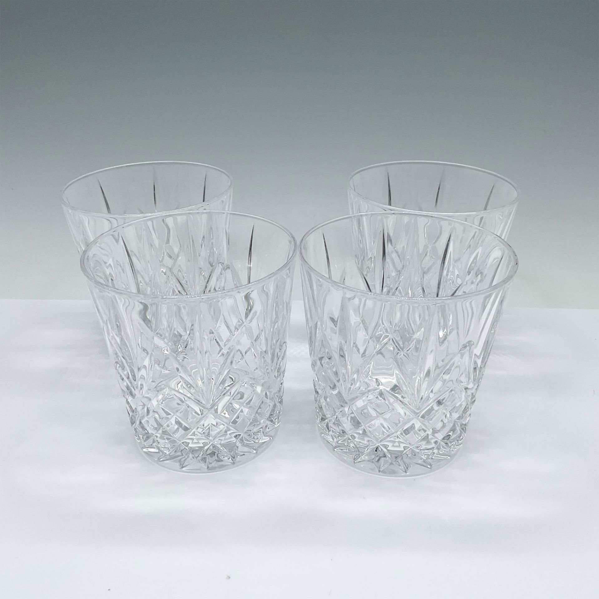 4pc Crystal Rocks Glasses - Image 2 of 3
