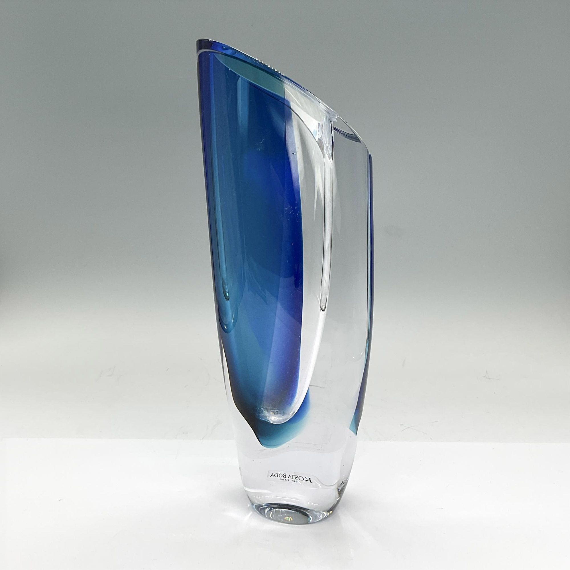 Kosta Boda Glass Vase, Saraband Blue - Image 2 of 3