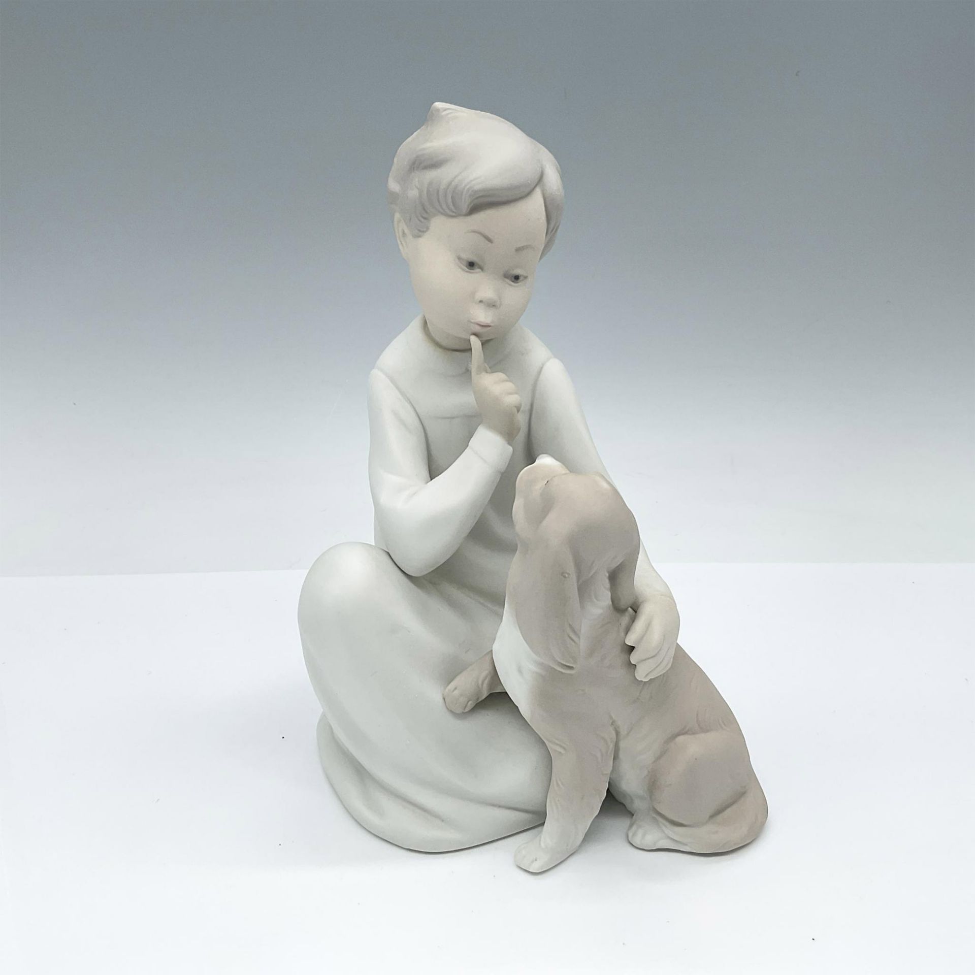 Boy with Dog 1014522 - Lladro Porcelain Figurine