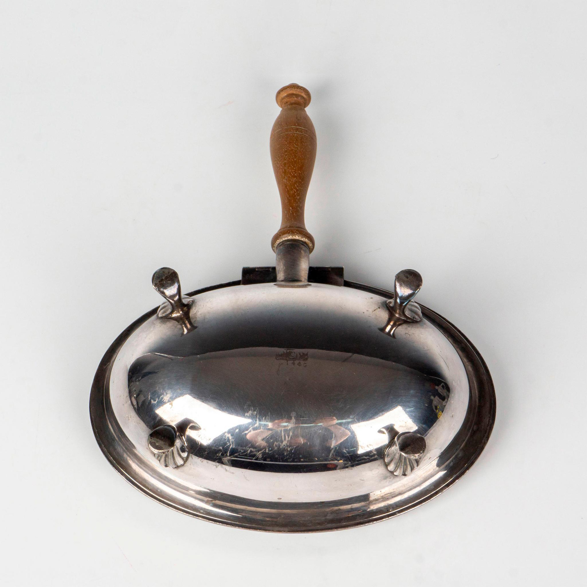 Crescent Silverware Mfg. Co. Silent Butler Serving Dish - Image 3 of 3