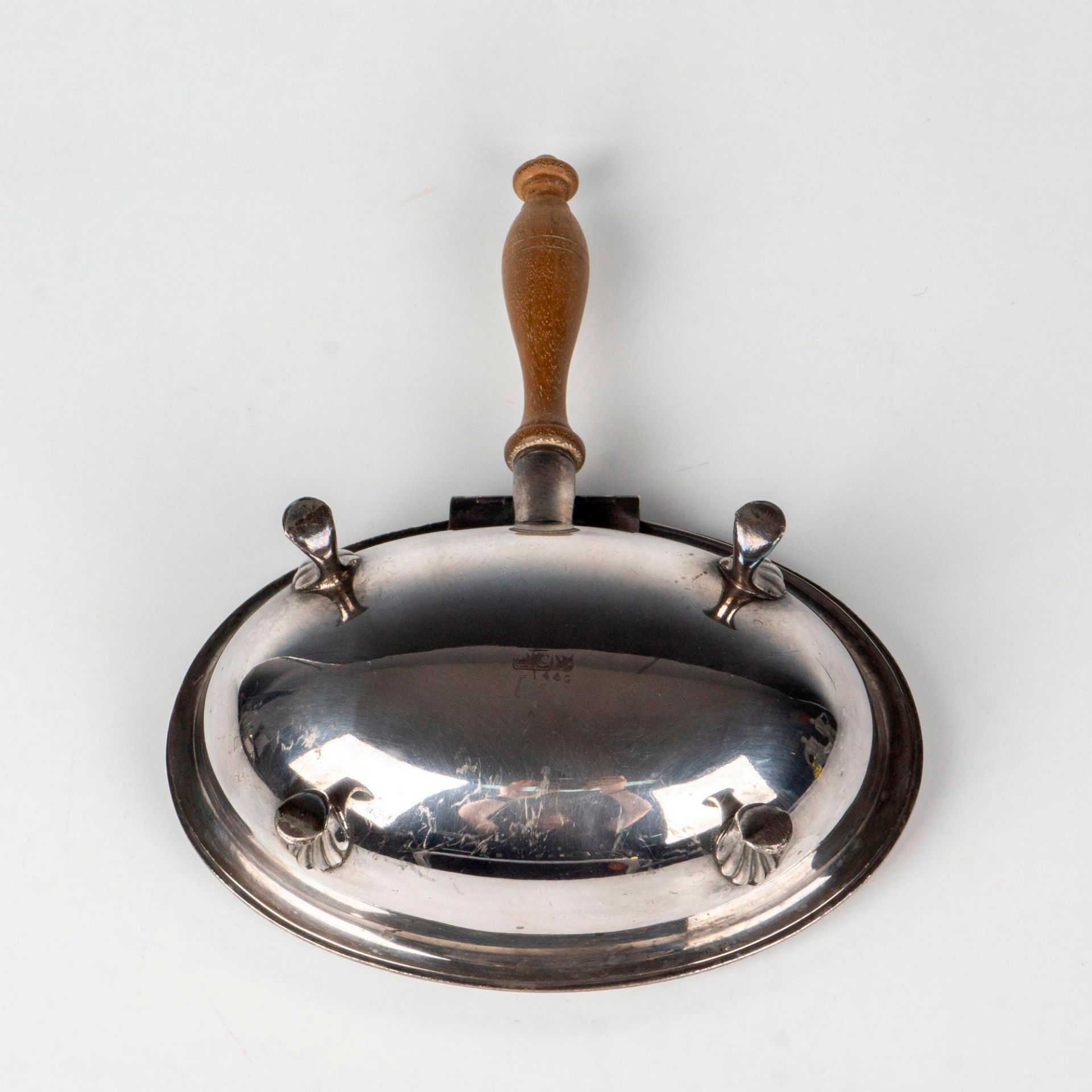 Crescent Silverware Mfg. Co. Silent Butler Serving Dish - Image 3 of 3