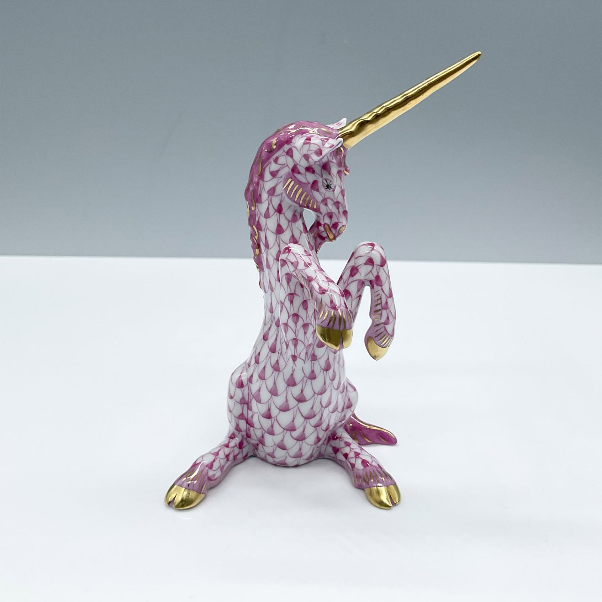 Herend Porcelain Figurine, Unicorn 15360 VHP