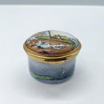 Staffordshire Enamel Treasure box, Honey Money Cats