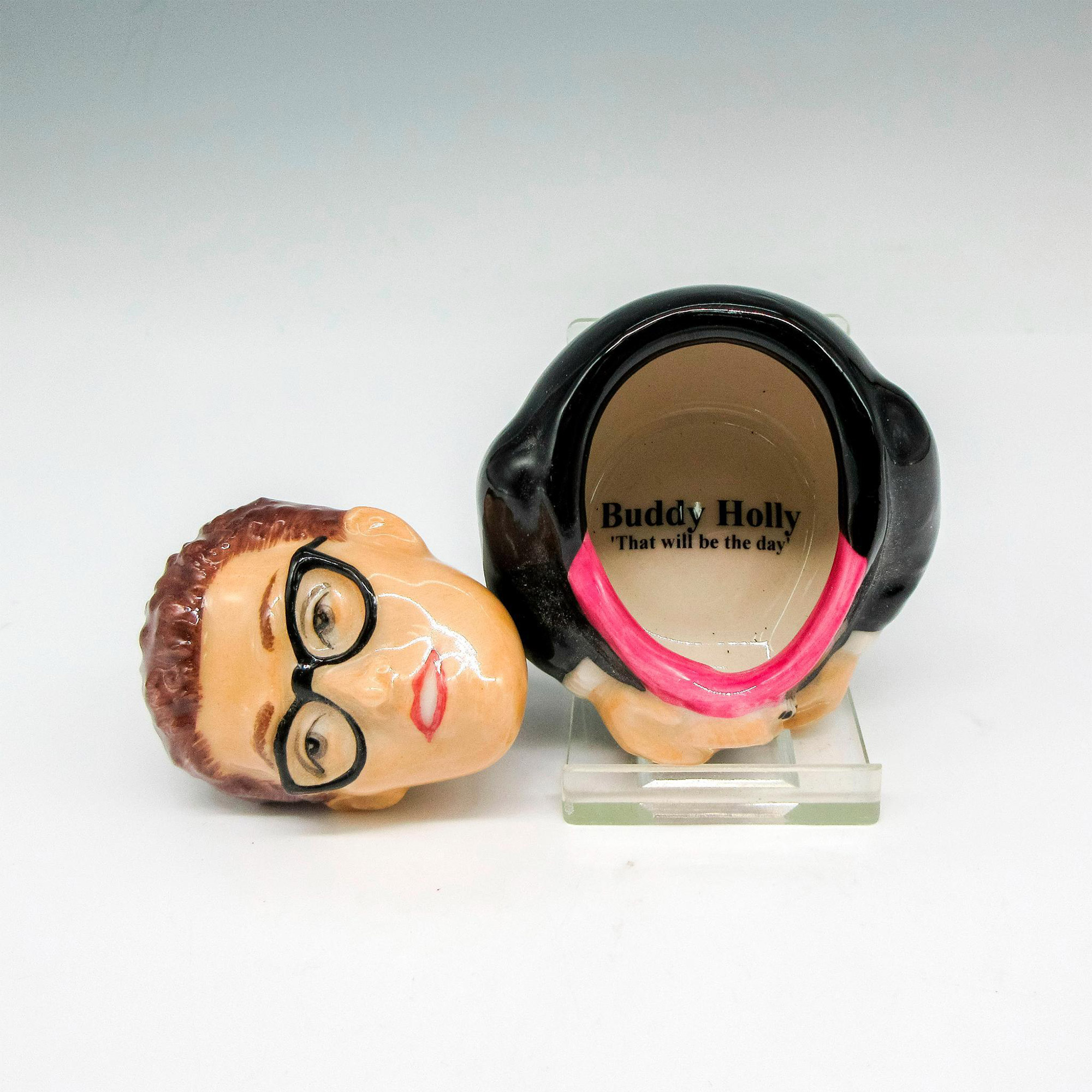 Kevin Francis Porcelain Face Pots, Buddy Holly - Image 2 of 4