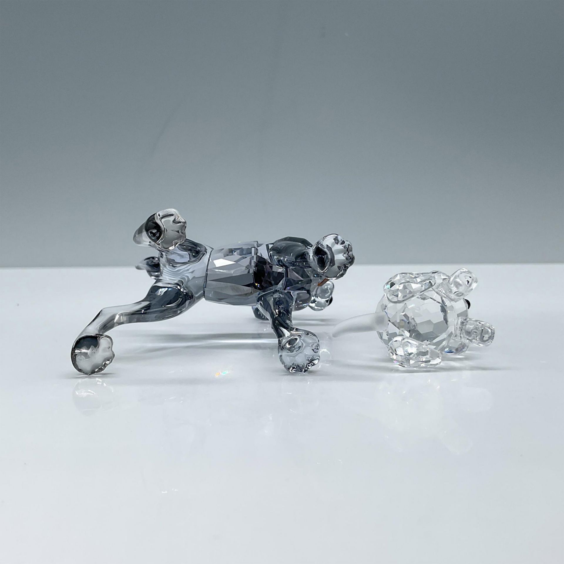 2pc Swarovski Crystal Figurines, Tramp and Beagle - Image 3 of 4