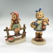 2pc Goebel Hummel Figurines, Just Resting + What Now