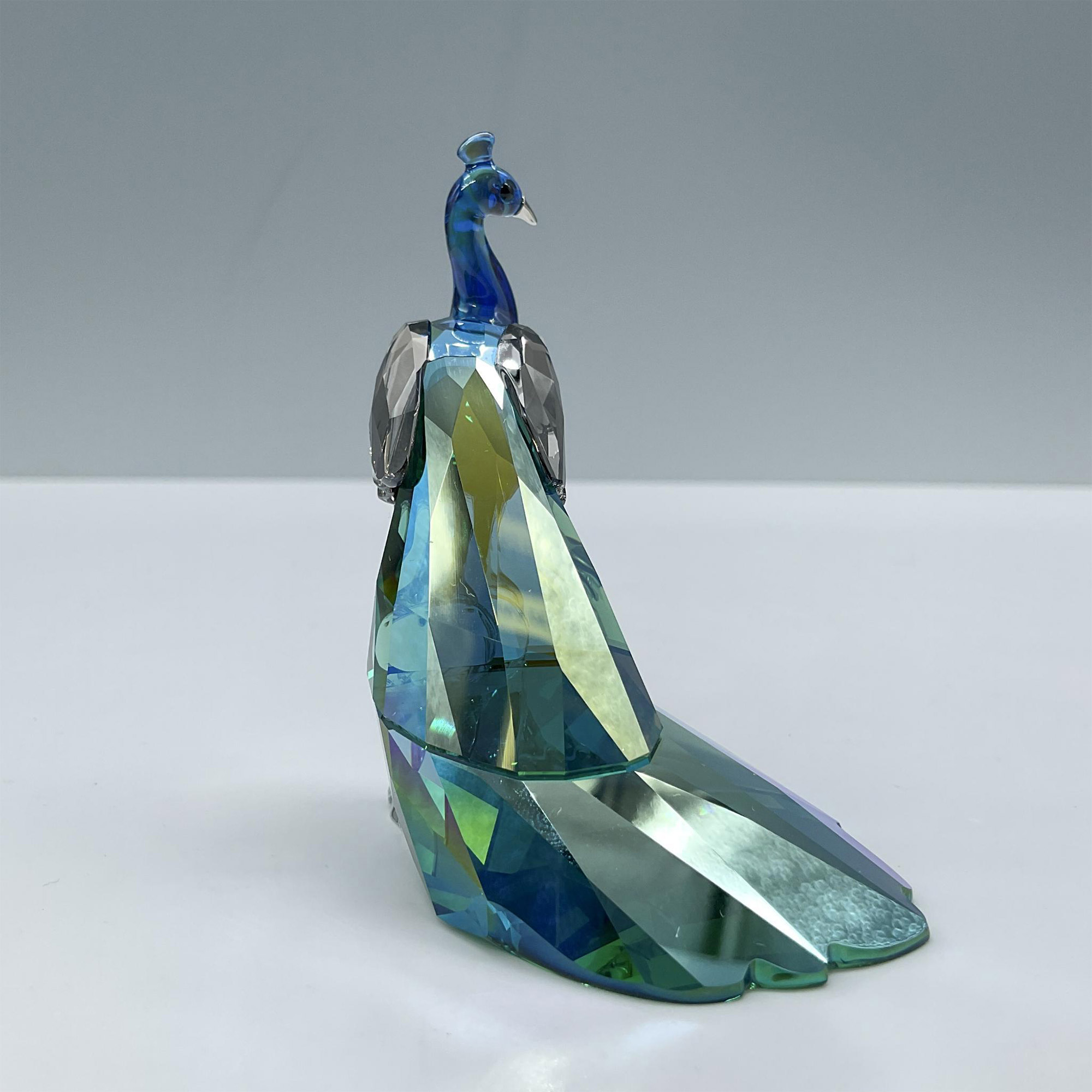 Swarovski Crystal Figurine, Peacock Loyalty Gift - Image 2 of 4