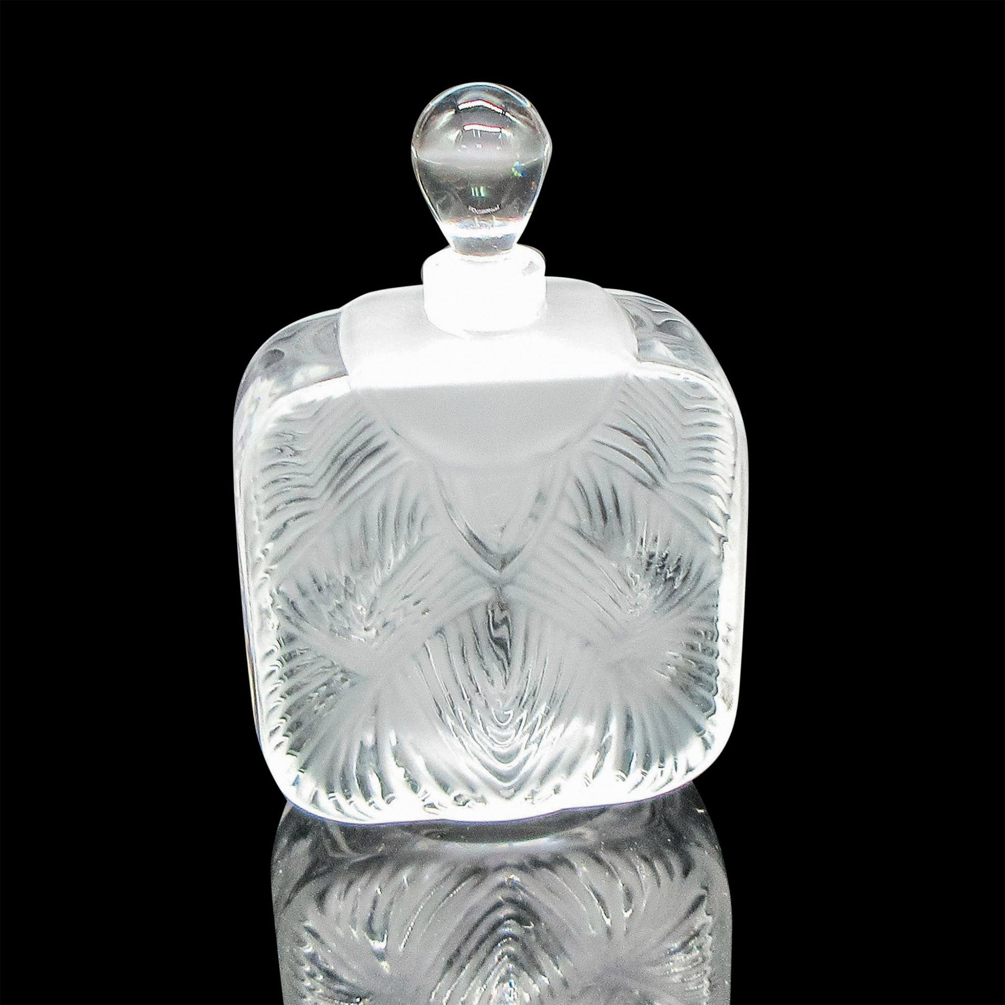 Lalique Crystal Scent Bottle, Falcon Hittite