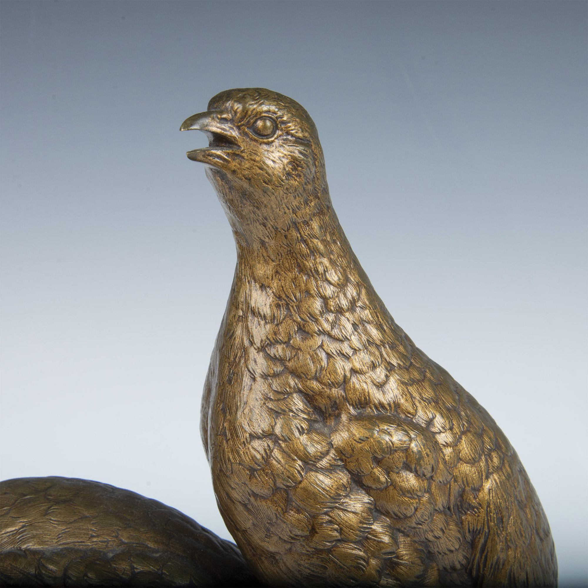 Emile Lienard, Original Bronze Sculpture, Partridges, Signed - Image 3 of 7