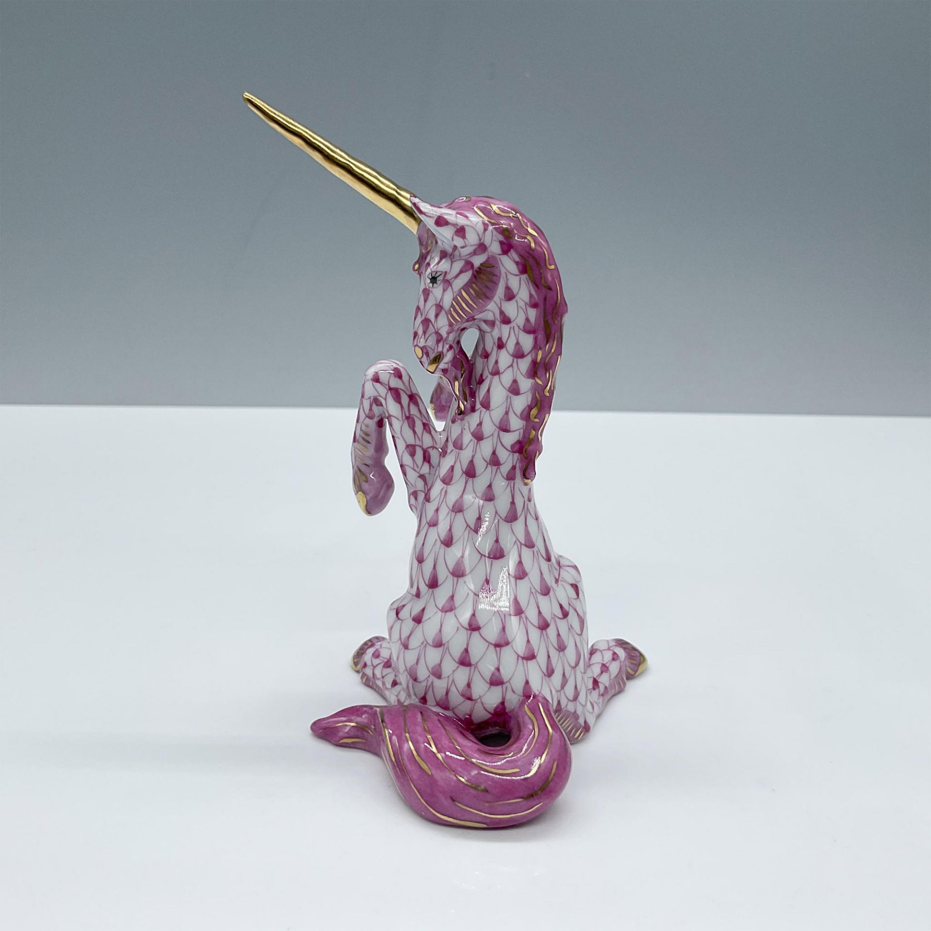 Herend Porcelain Figurine, Unicorn 15360 VHP - Bild 2 aus 3