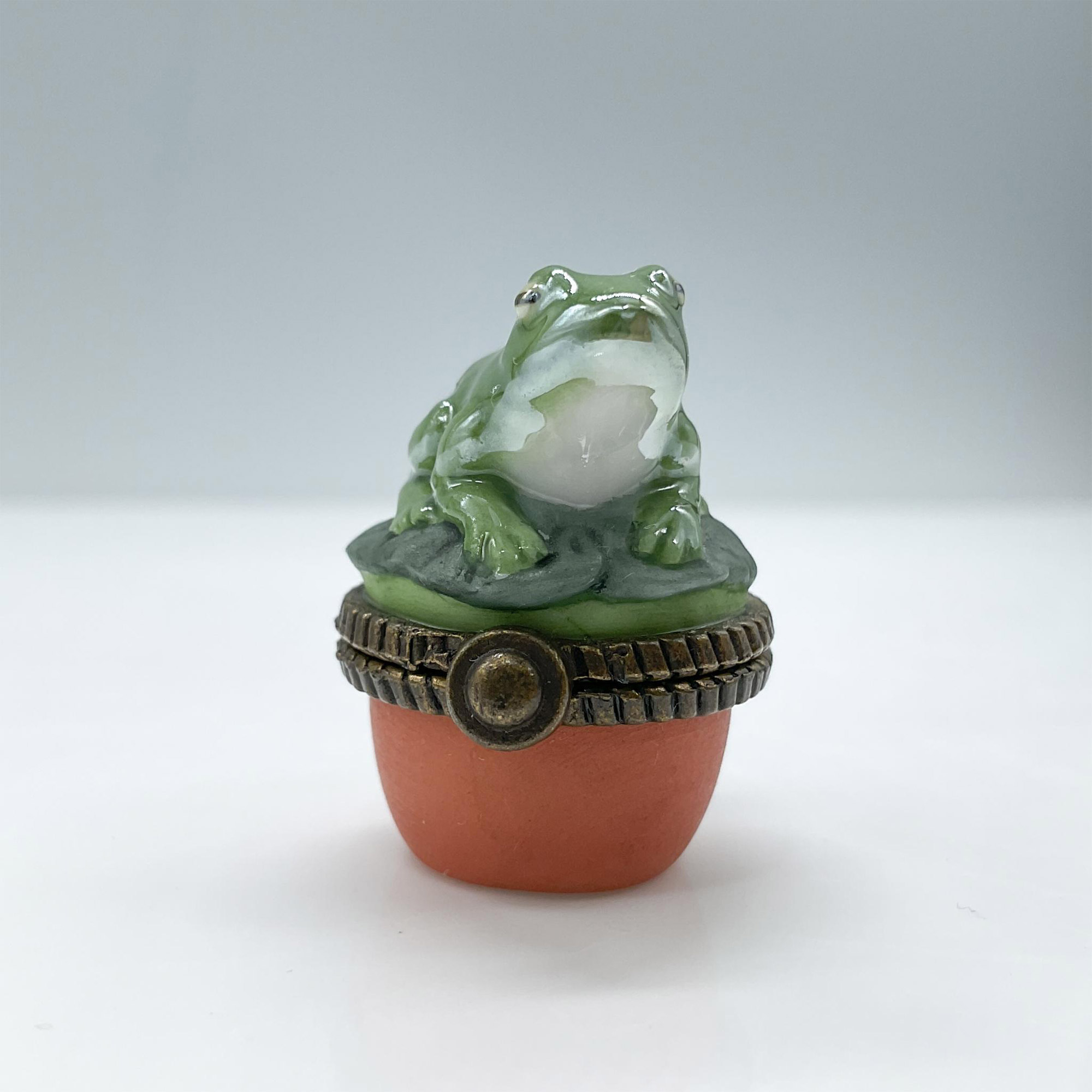 Midwest Treasure Box, Mini Frog with Water Lily - Image 2 of 5