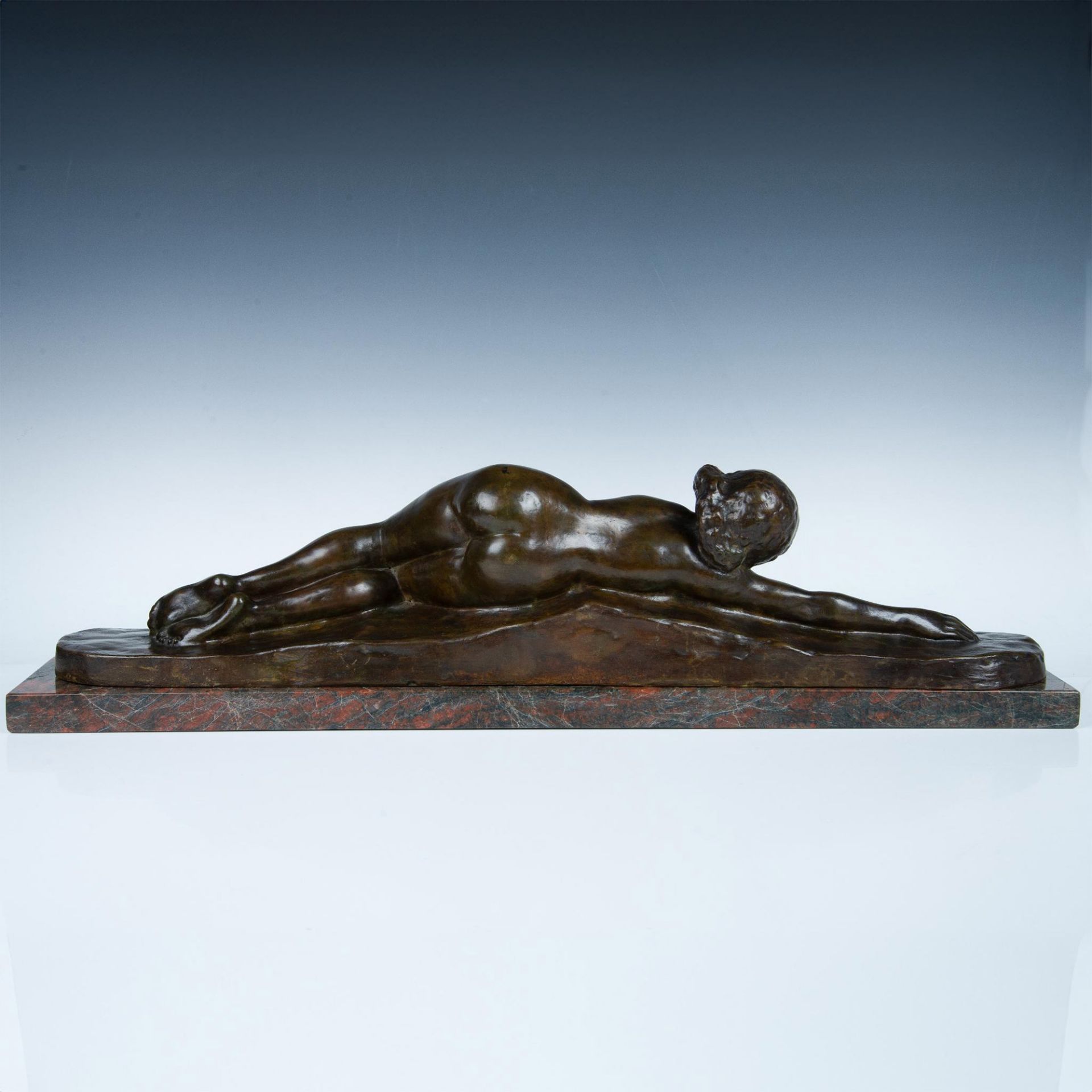 Amedeo Gennarelli, Large Original Art Deco Bronze, Signed - Bild 4 aus 6