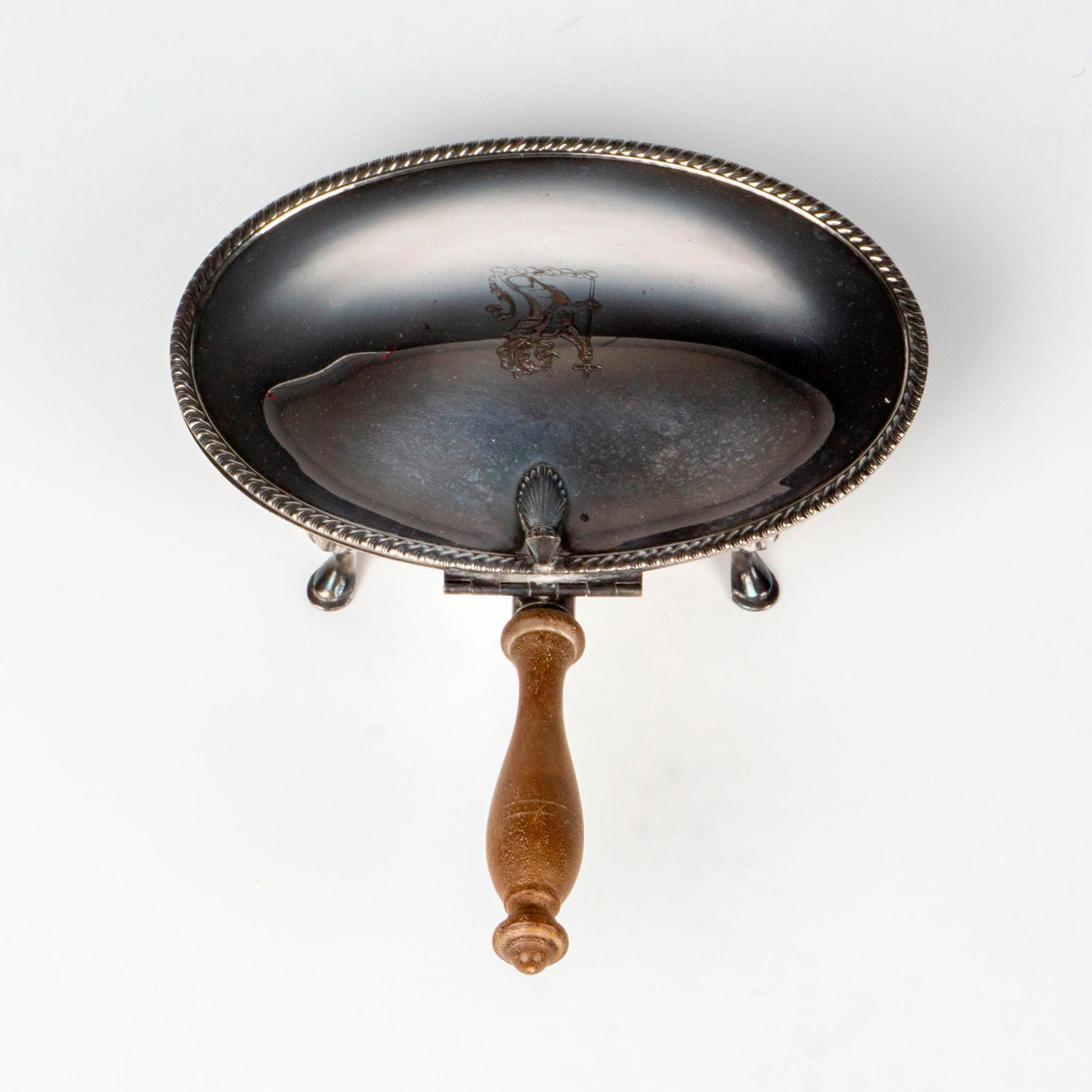Crescent Silverware Mfg. Co. Silent Butler Serving Dish - Image 2 of 3