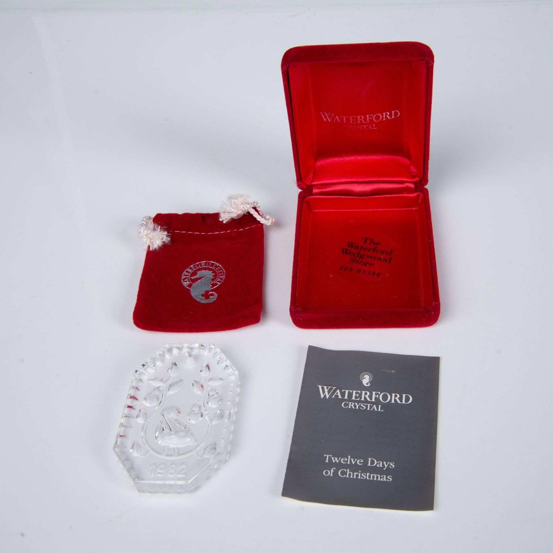 12pc Waterford Crystal Ornaments, The 12 Days of Christmas - Bild 2 aus 4