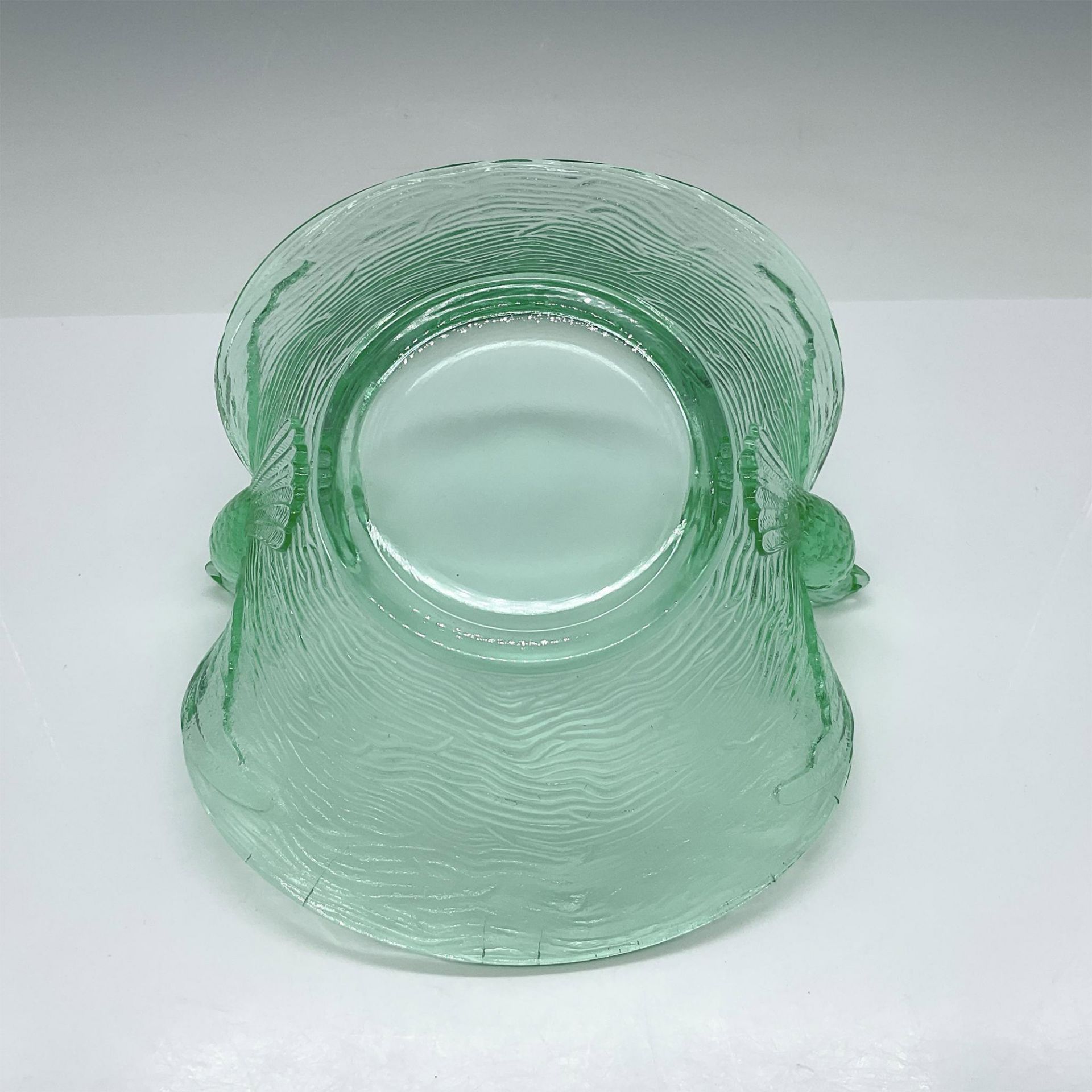 Vintage Fenton Uranium Glass Bird Figural Dish - Image 4 of 4