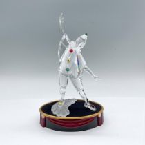 2pc Swarovski Crystal Figurine with Base, Pierrot