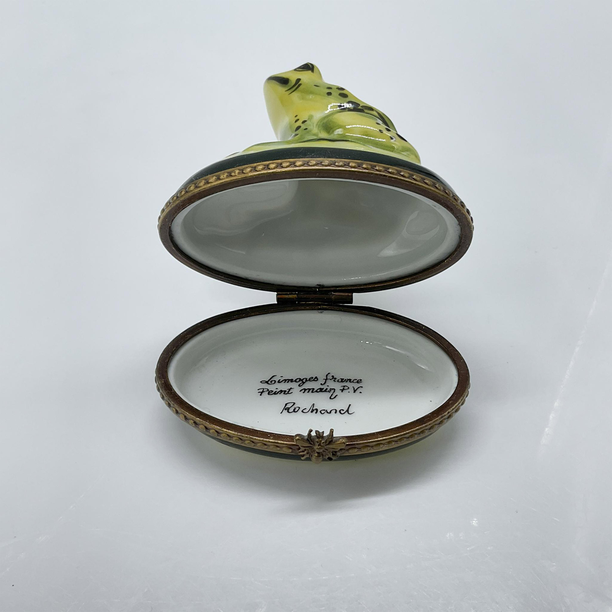 Rochard Limoges Treasure Box, Frog Chirping - Image 3 of 4