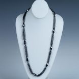 Contemporary Hematite Bead Necklace