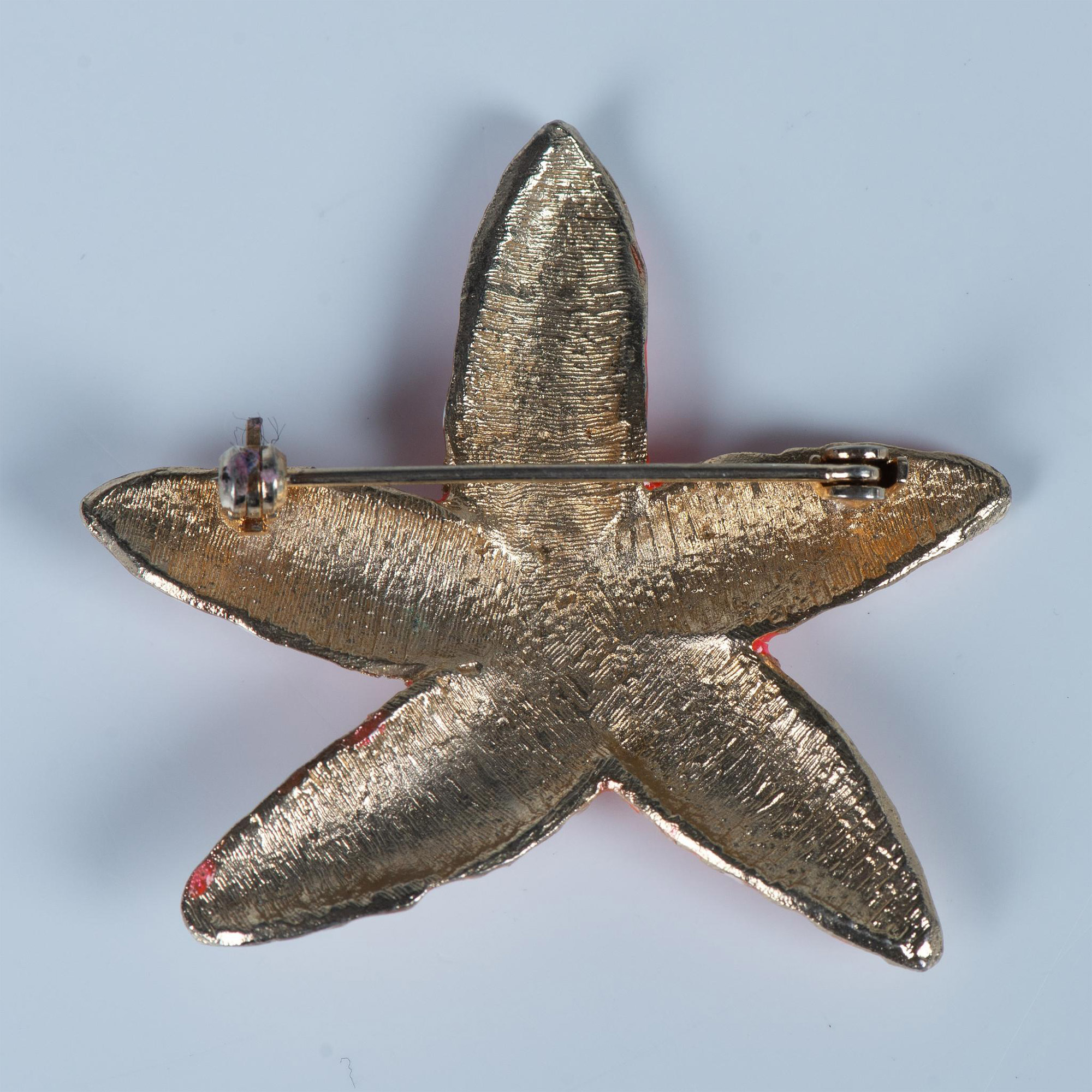 Fun Pink Starfish Brooch - Image 2 of 3