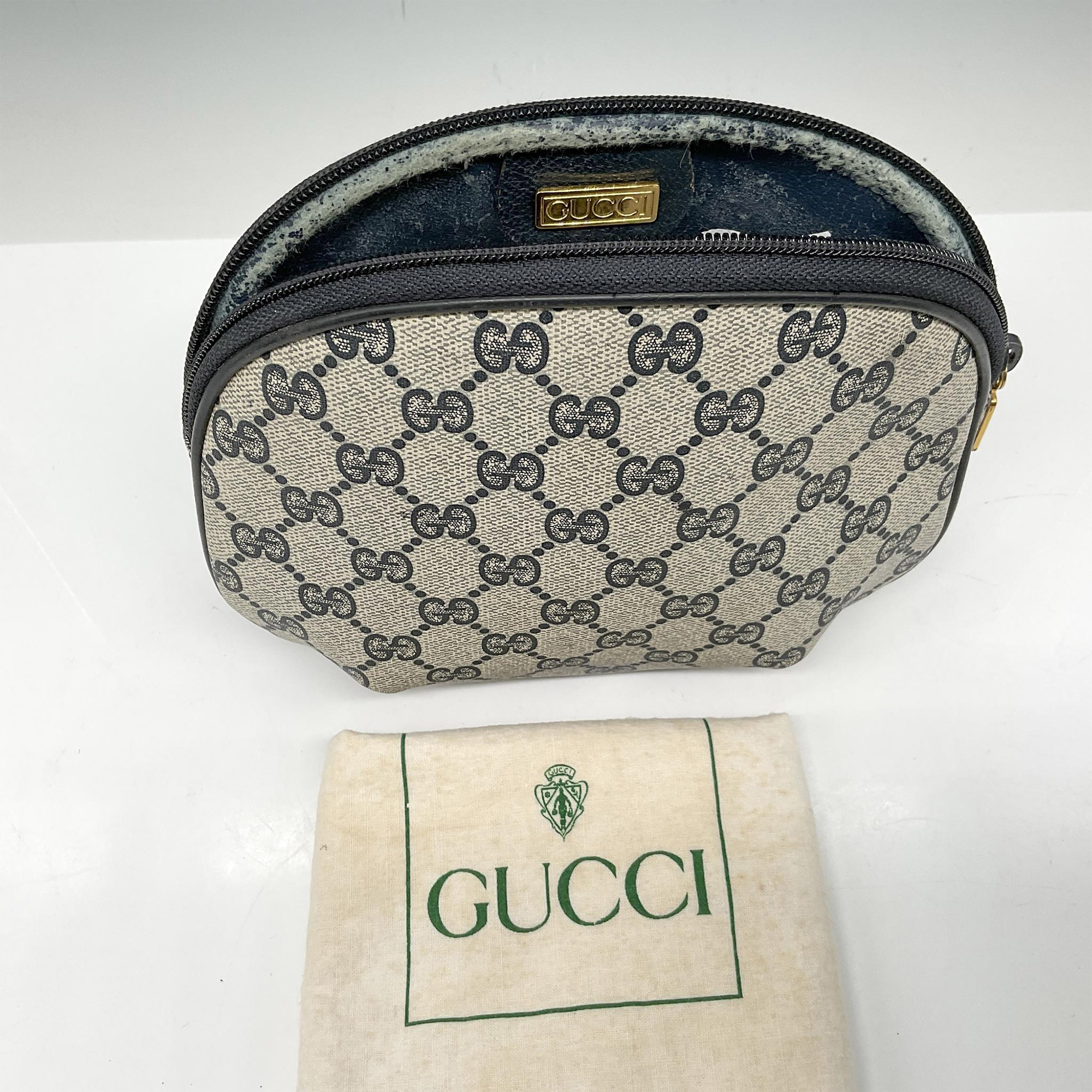 Gucci Zippered Clutch Bag - Image 4 of 4