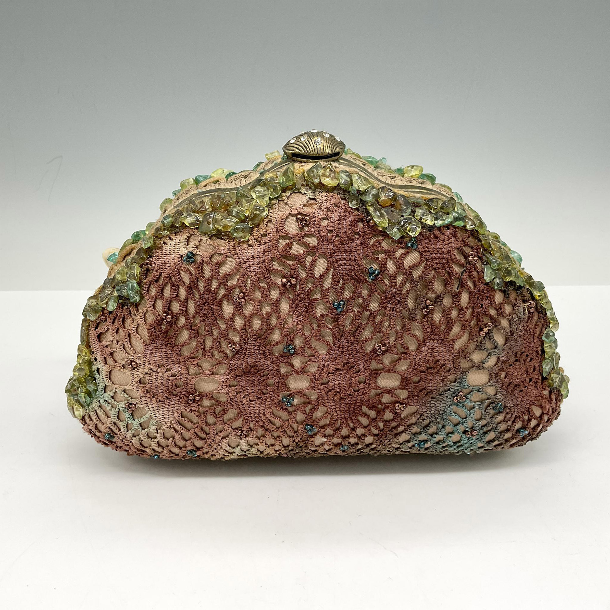 Mary Francis Shell and Beaded Clutch - Image 2 of 3