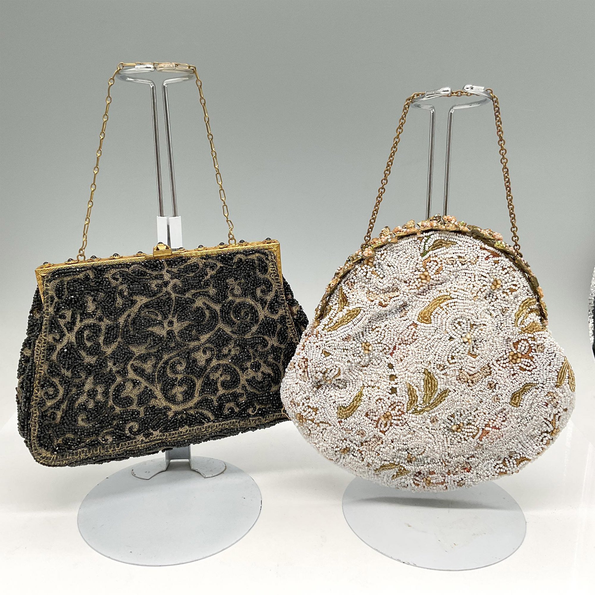 2pc Vintage Beaded Bags - Image 2 of 4