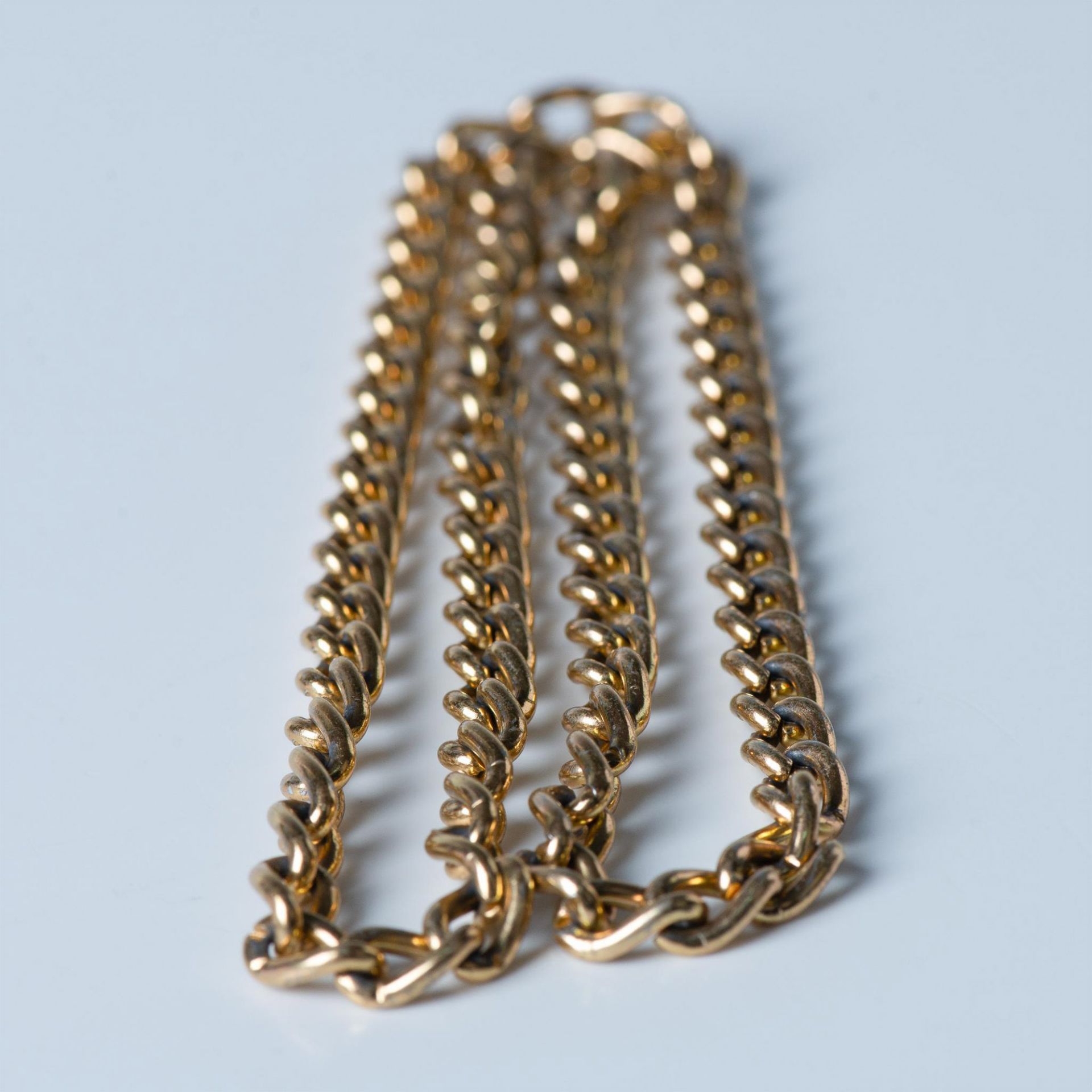 Nice Gold Tone Necklace Chain - Bild 4 aus 5