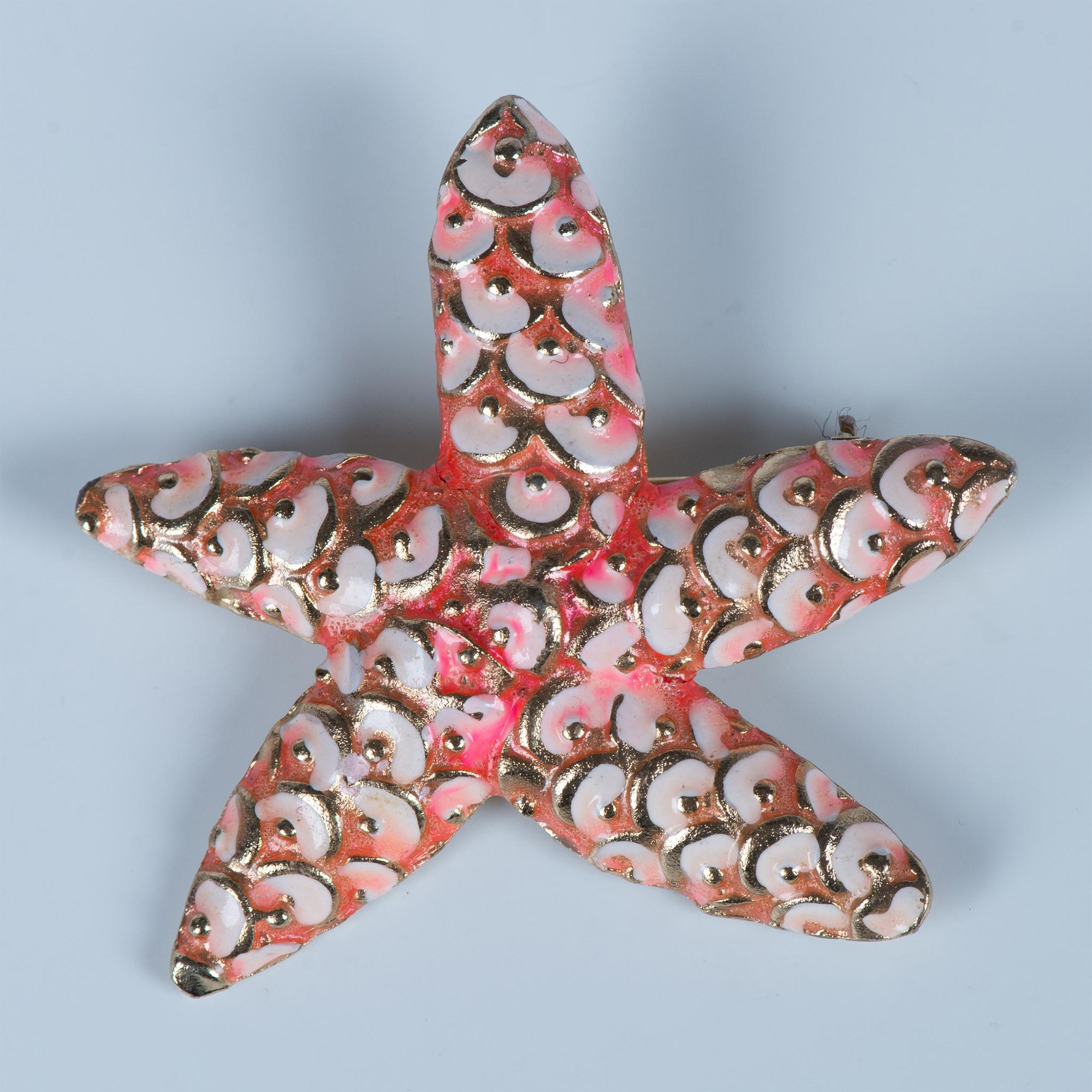 Fun Pink Starfish Brooch