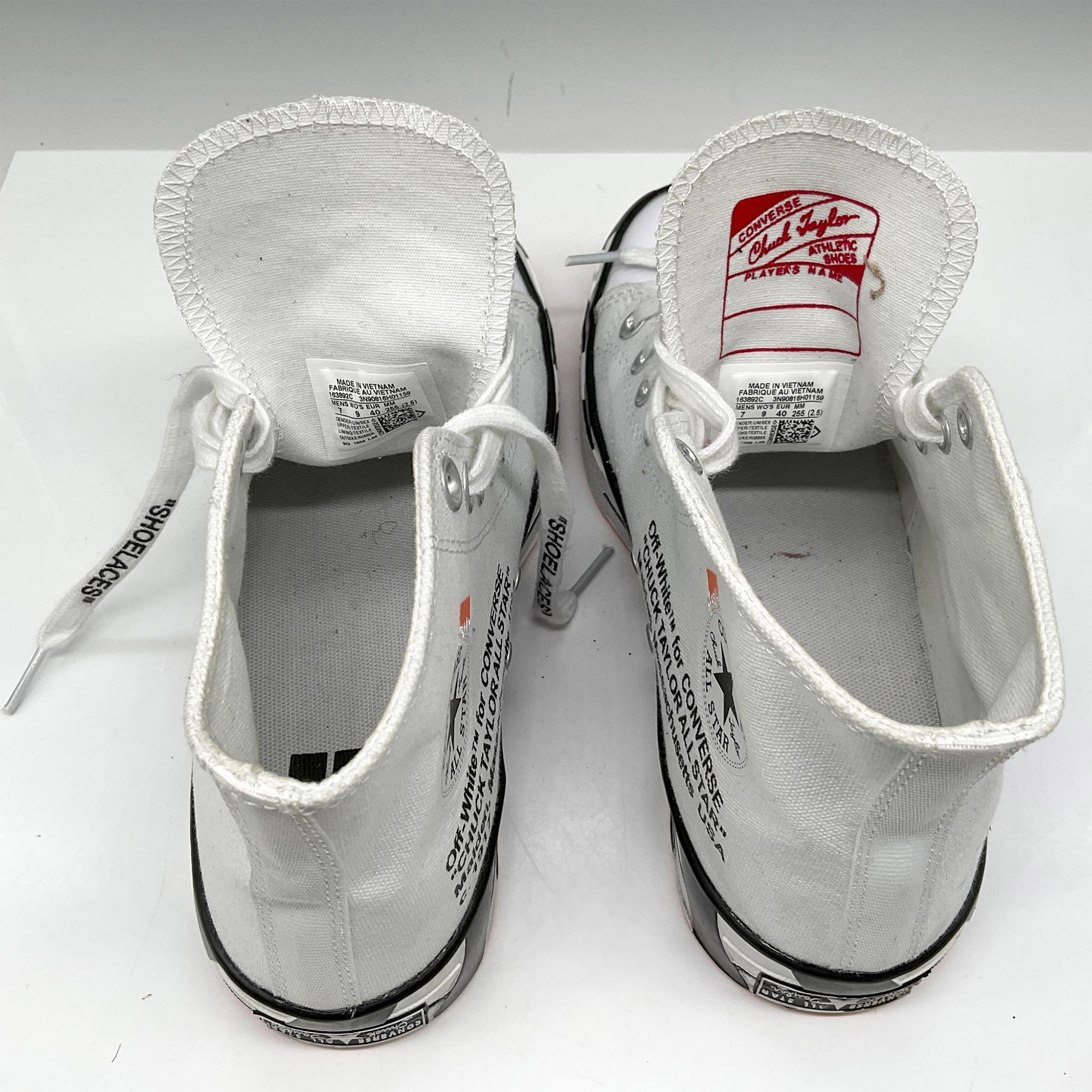 Converse Off-White Virgil Abloh Chuck 70 Sneakers - Image 6 of 6