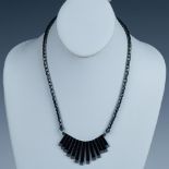 Hand Crafted Hematite Bead Necklace