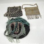 3pc Vintage Small Beaded Handbags