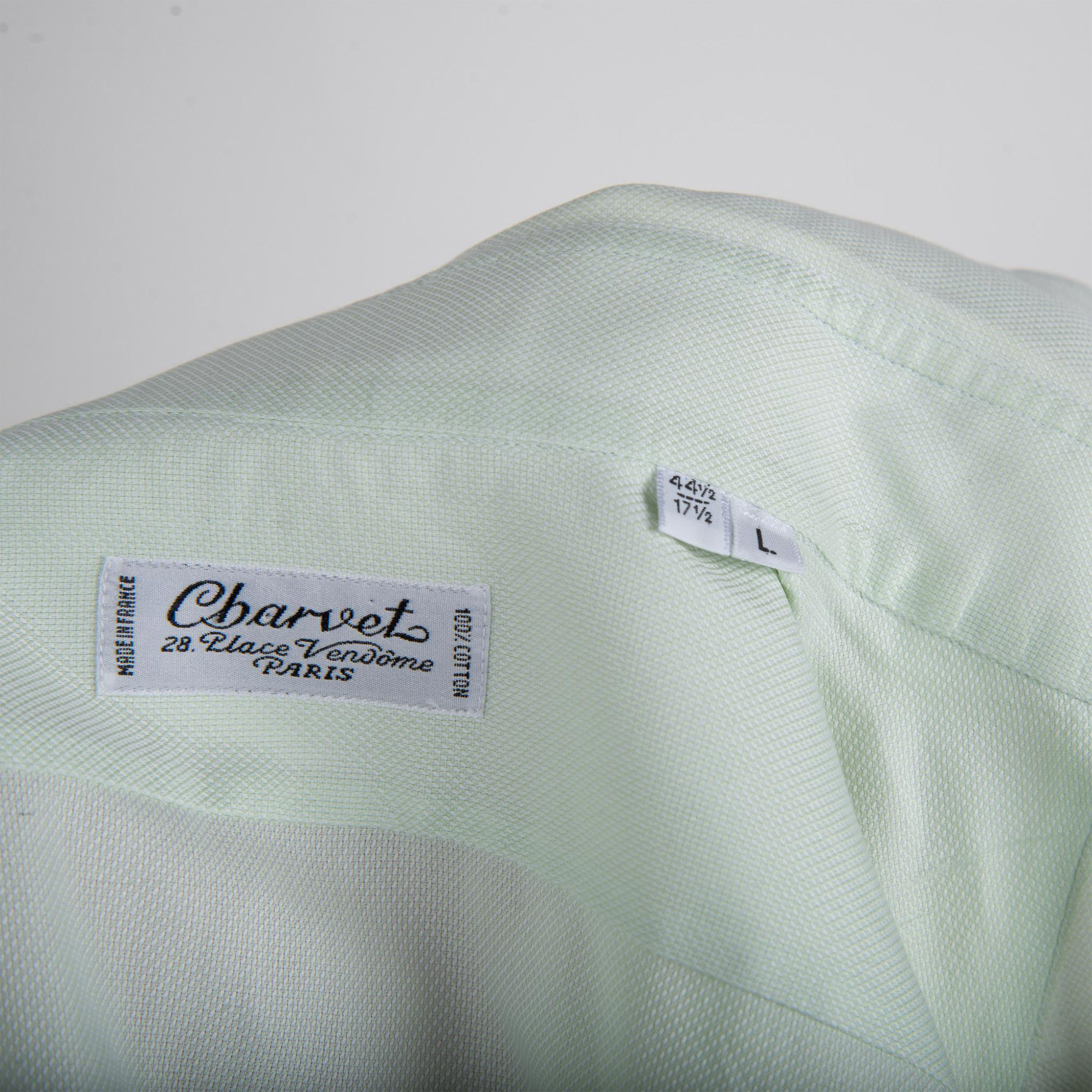 Charvet Men's Long Sleeve Cotton Shirt, Size Large/44.5 - Image 6 of 6