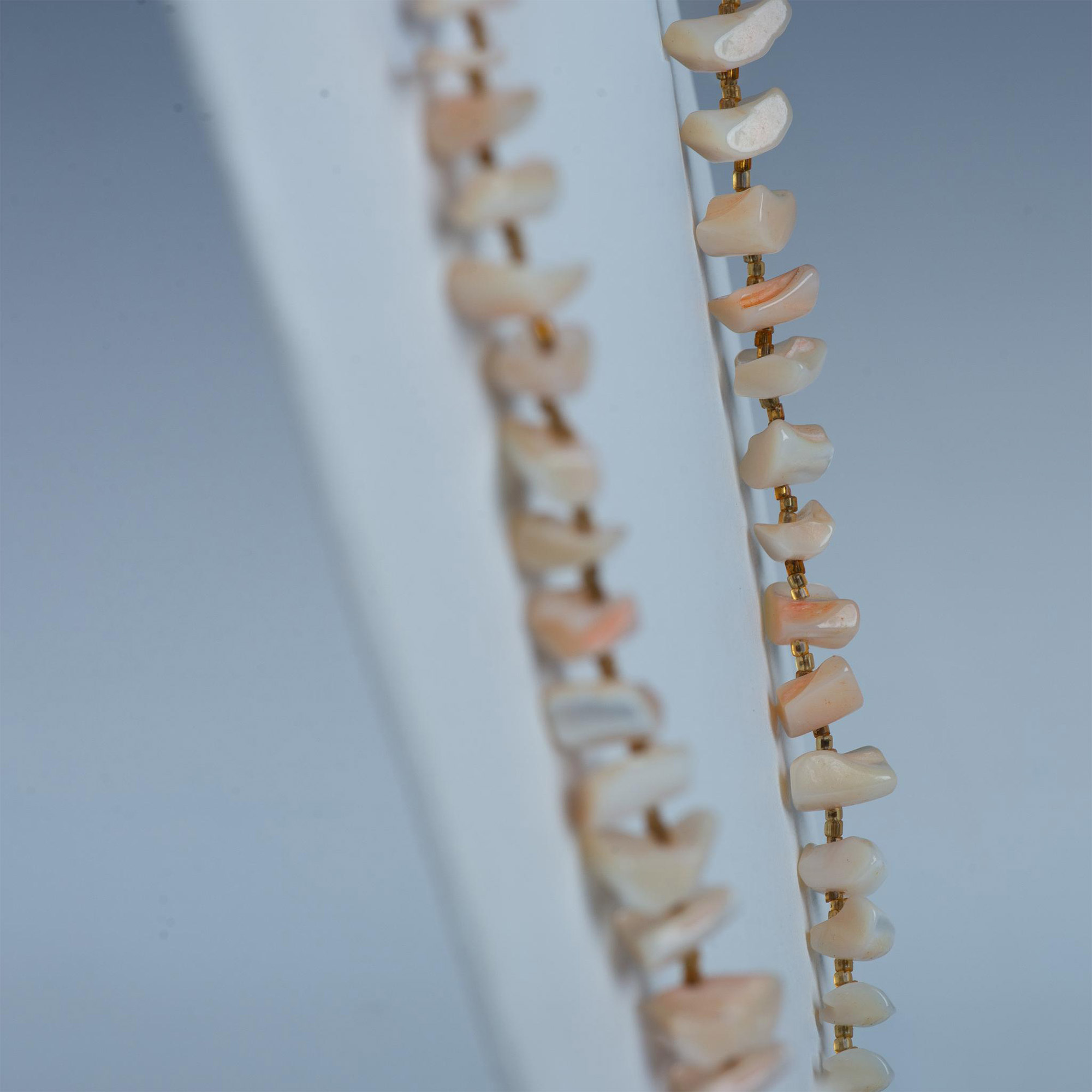 Beautiful Mother of Pearl Nugget Necklace - Image 2 of 3