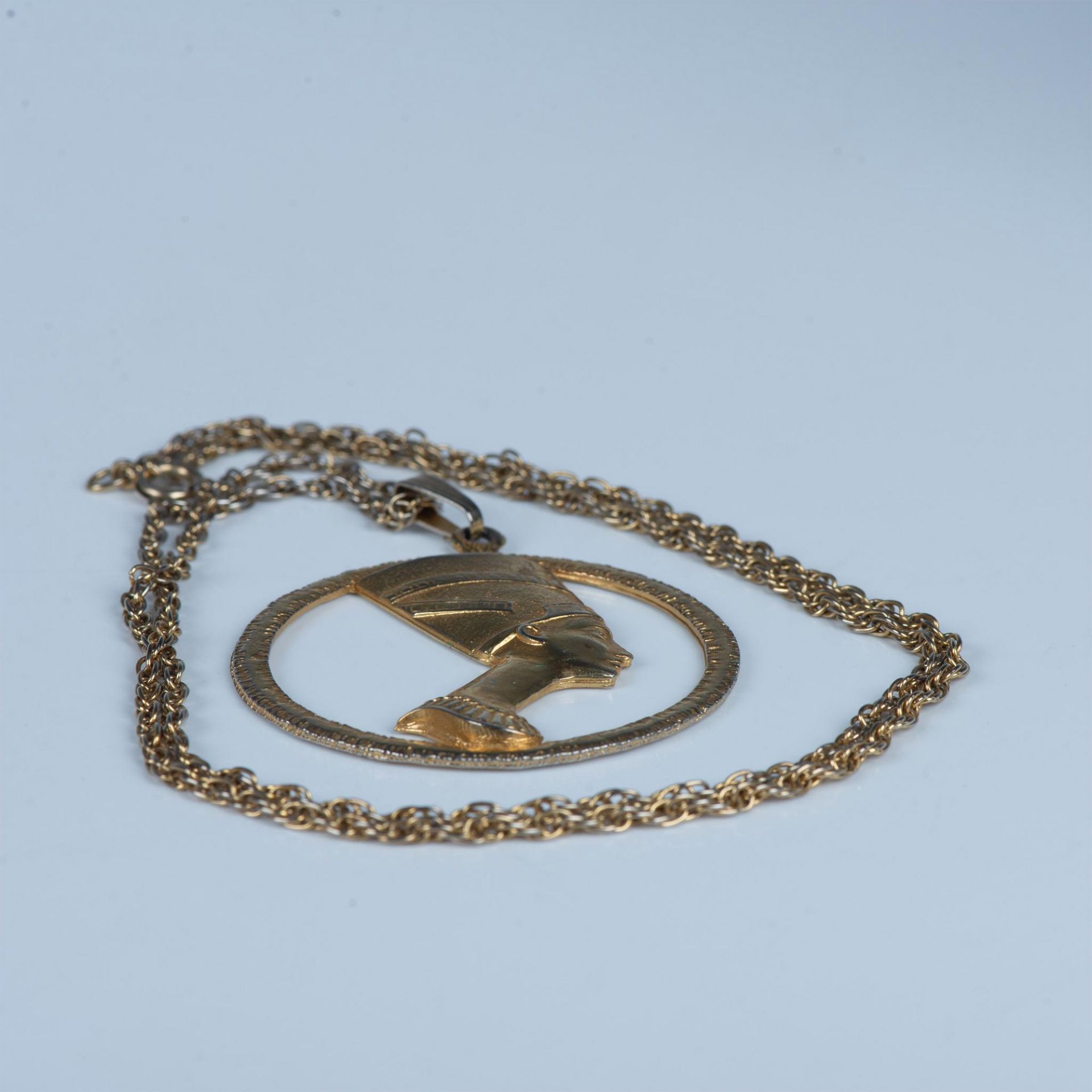 Egyptian Queen Nefertiti Pendant Necklace - Bild 4 aus 4