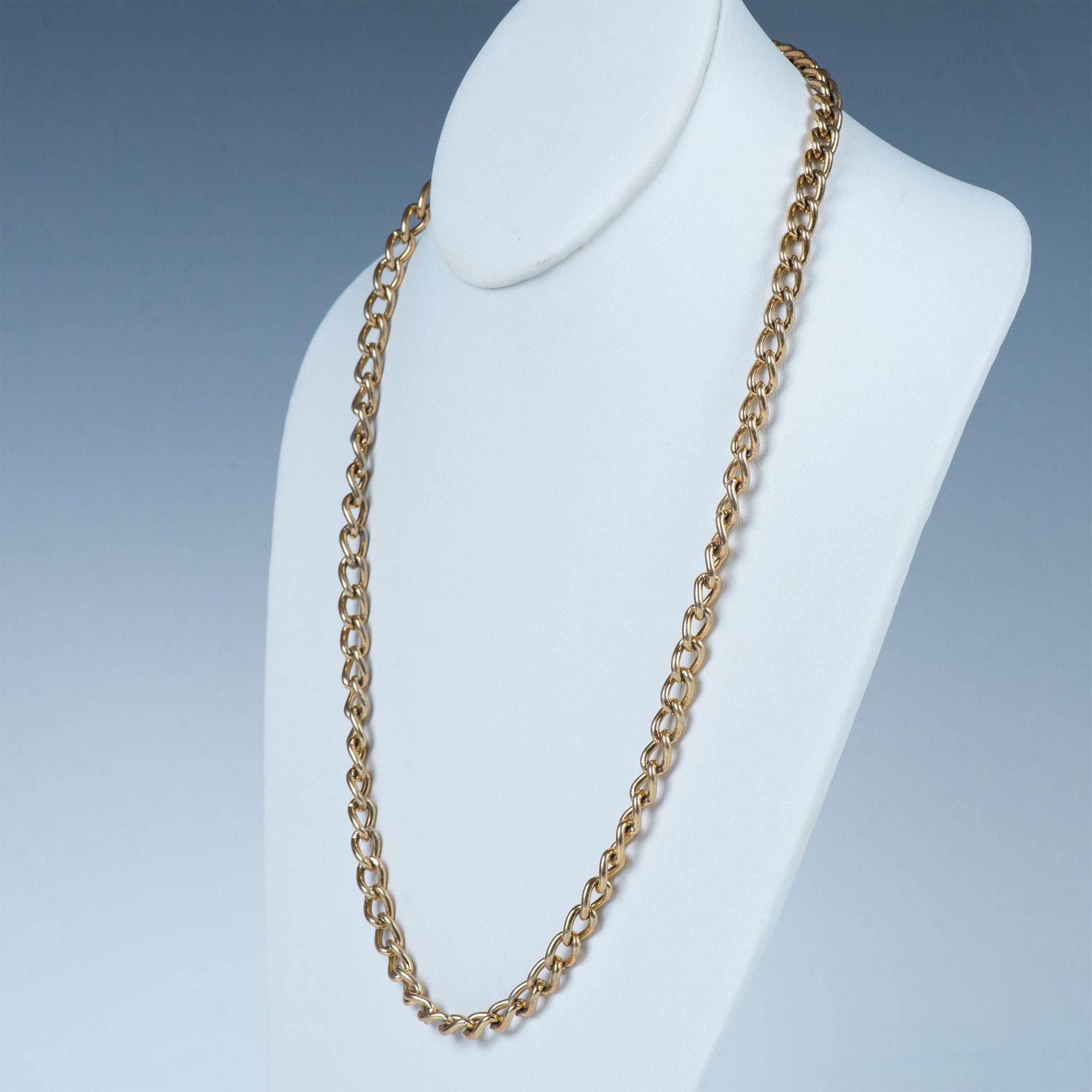 Nice Gold Tone Necklace Chain - Bild 2 aus 5