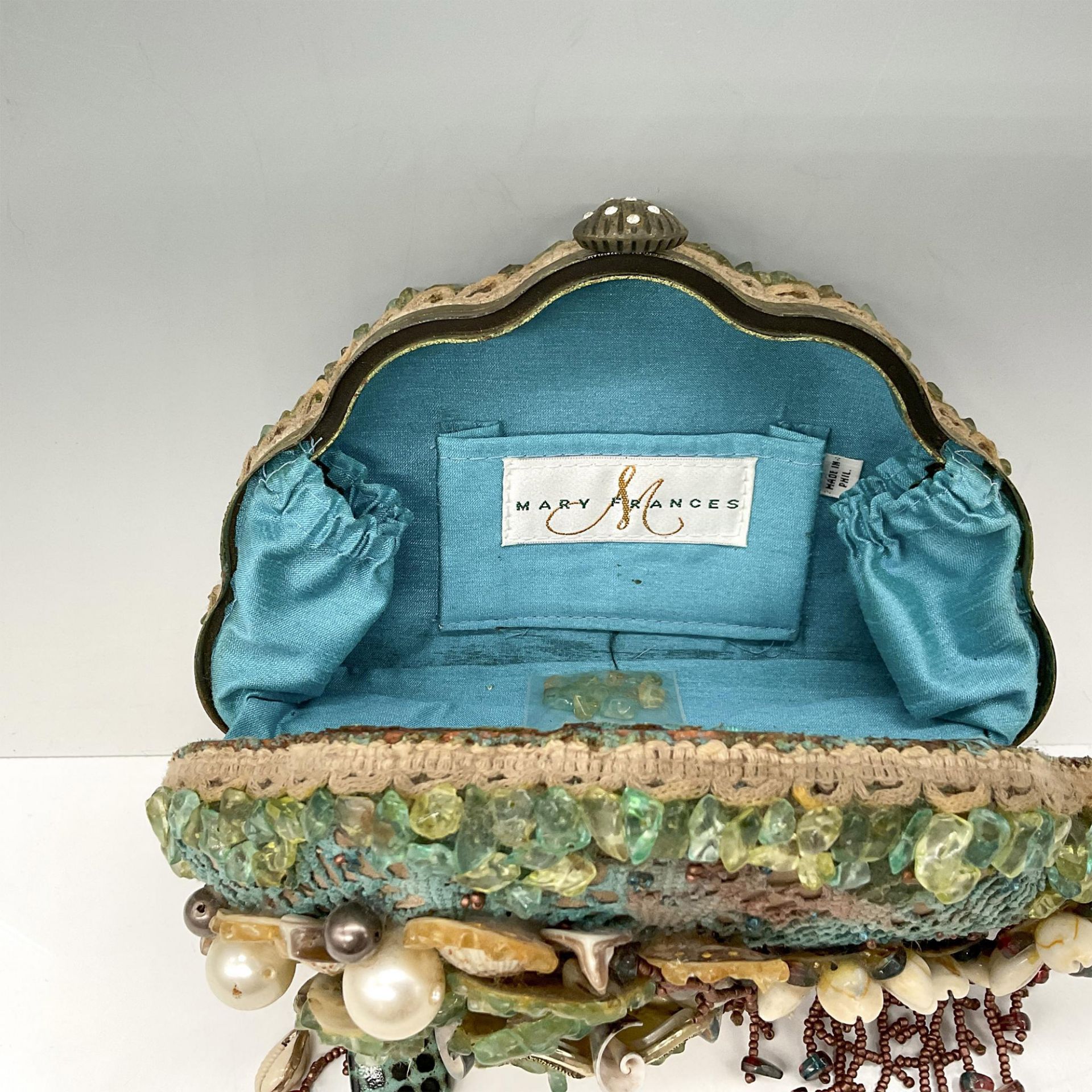Mary Francis Shell and Beaded Clutch - Bild 3 aus 3