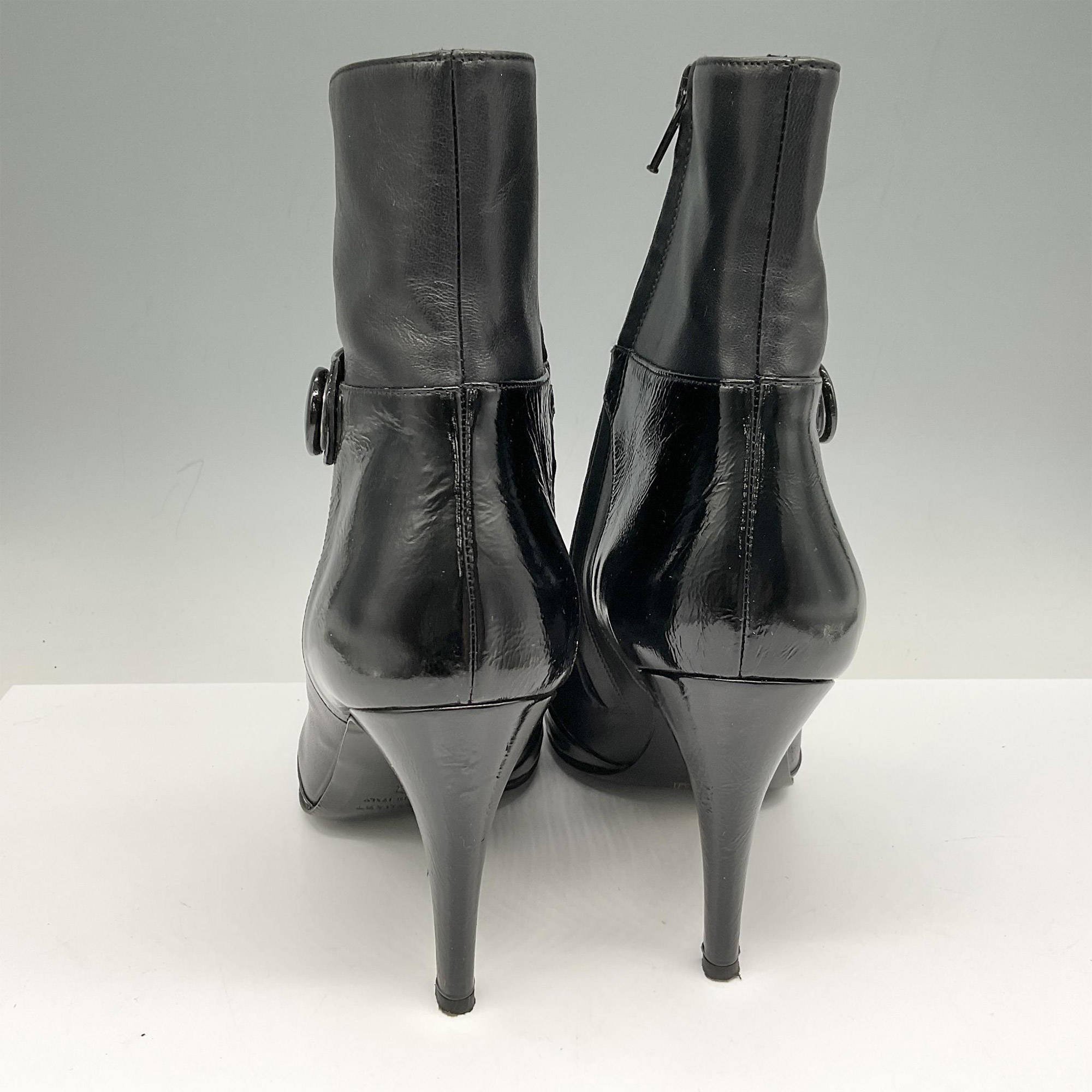 Jill Stuart Black Leather Giselle Boots, Size 39/8 - Image 3 of 5