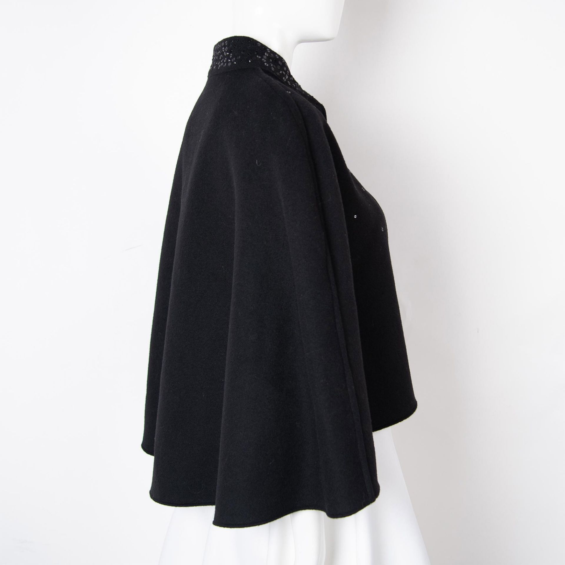 Prabal Gurung for Neiman Marcus Wool Cape Jacket, One Size - Image 4 of 6