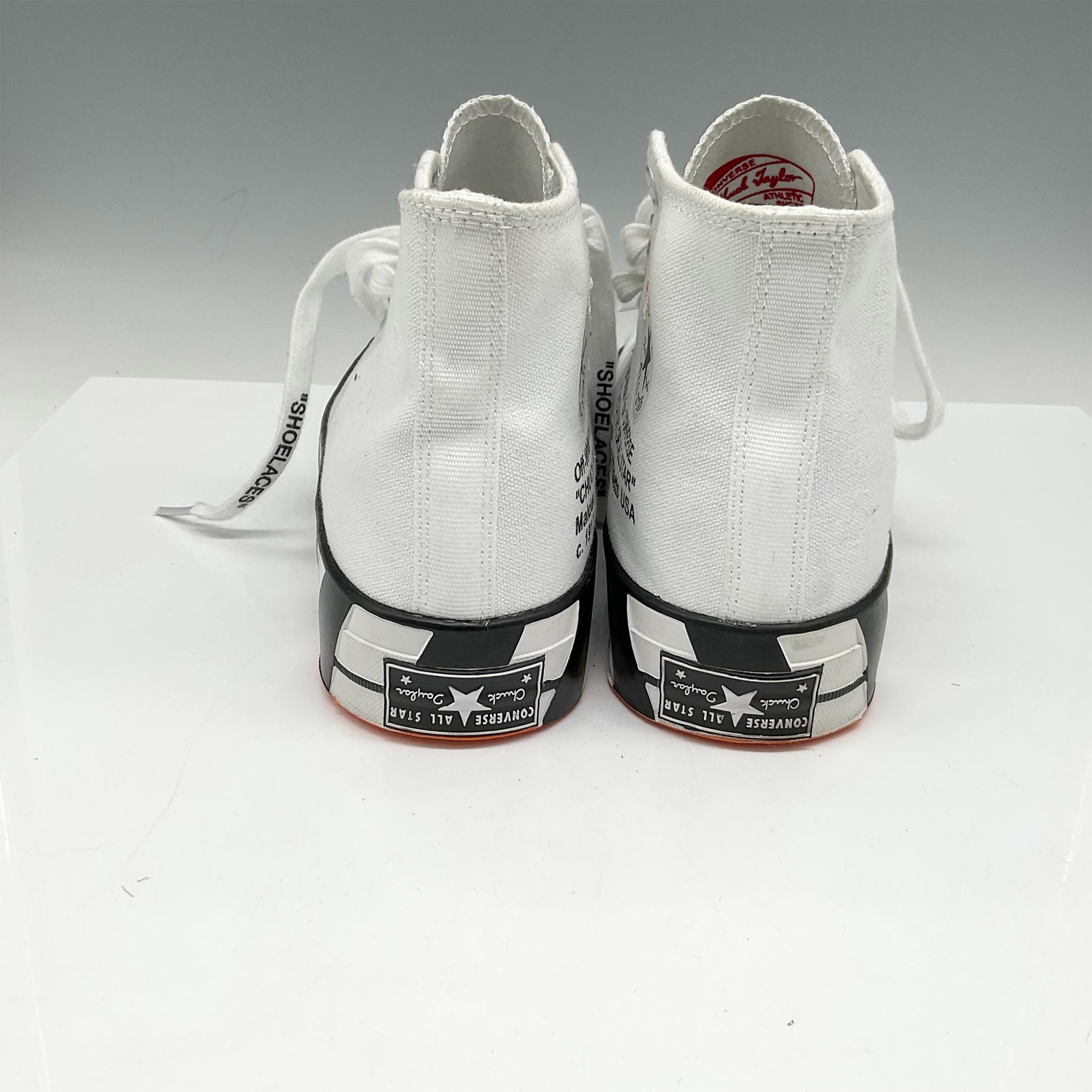 Converse Off-White Virgil Abloh Chuck 70 Sneakers - Image 5 of 6