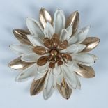 Large Sarah Coventry Flower Brooch