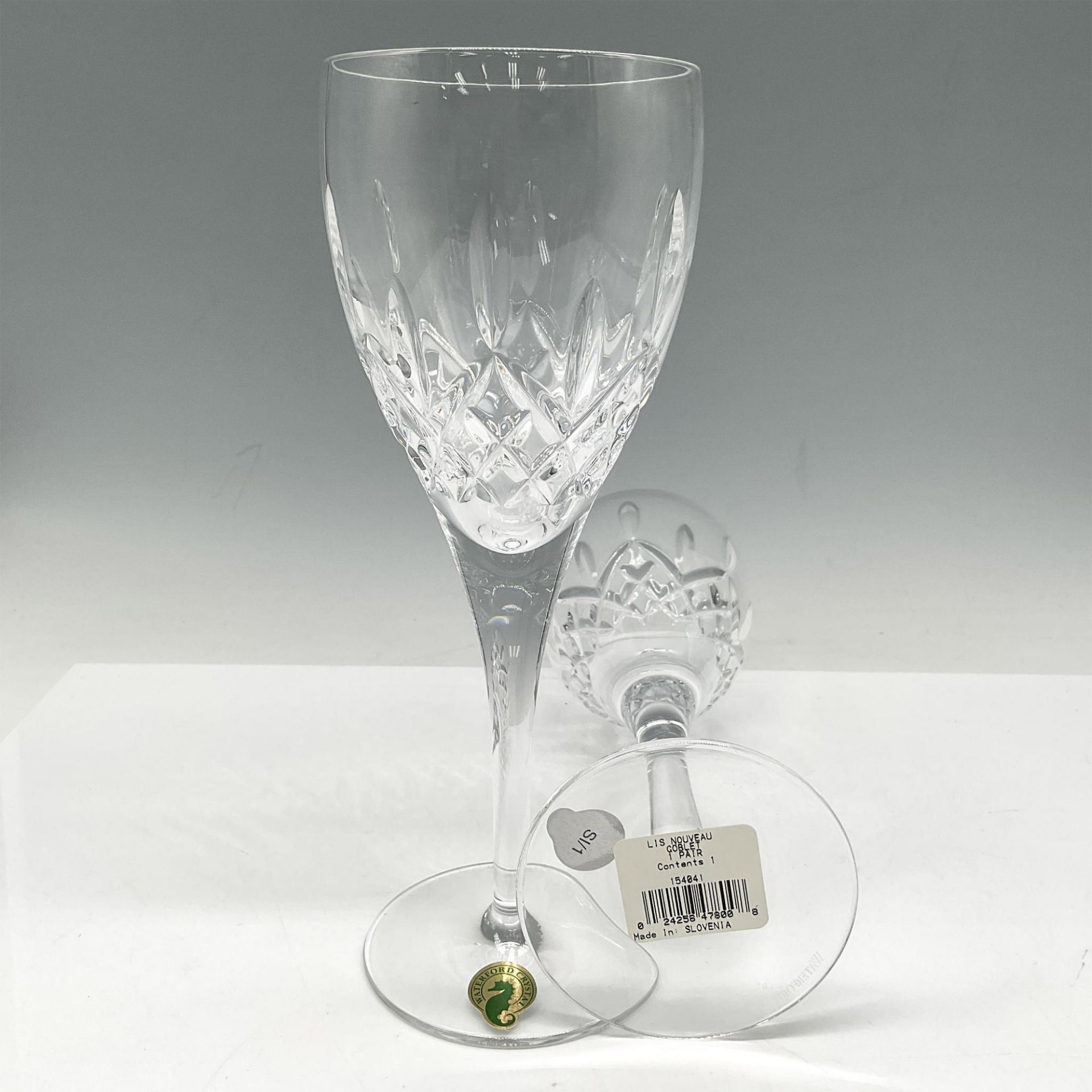 Pair of Waterford Crystal Goblets, Lismore Nouveau - Image 3 of 4