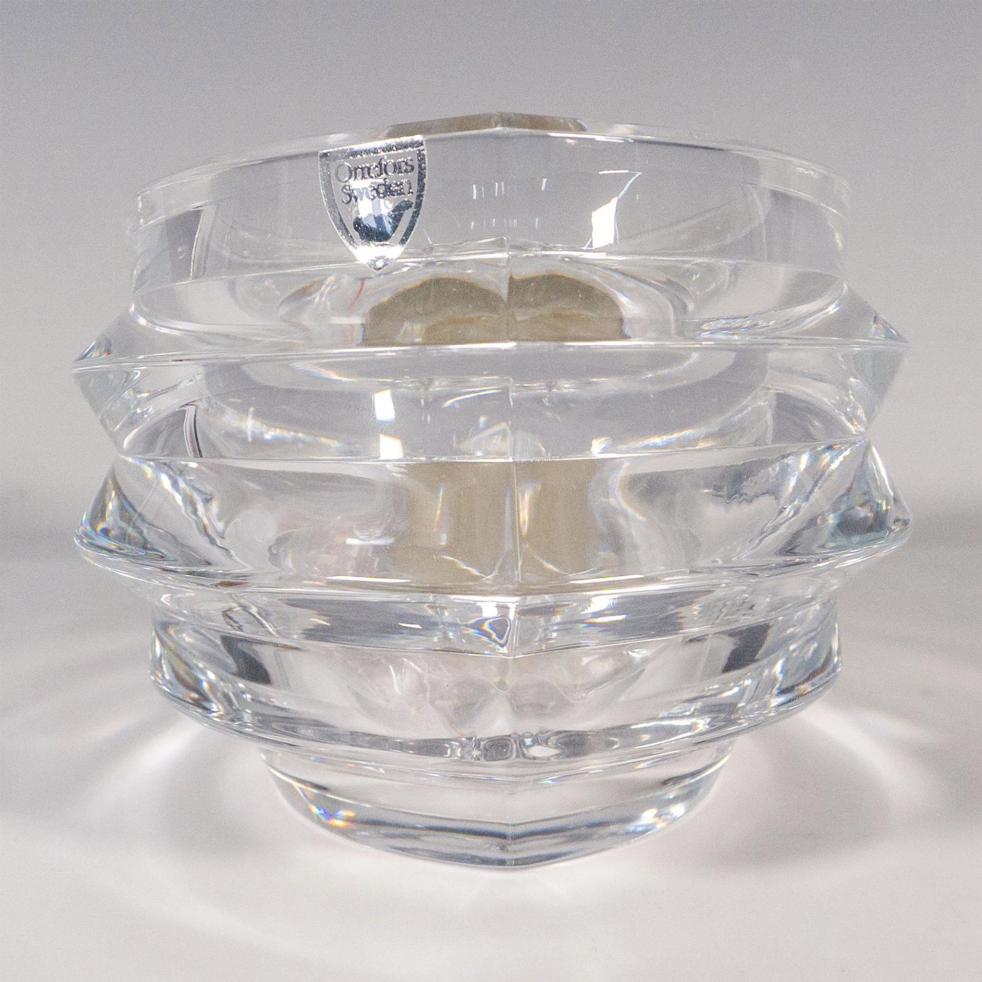 Orrefors Crystal Candleholder & Candle, Eko Clear Votive - Bild 3 aus 5