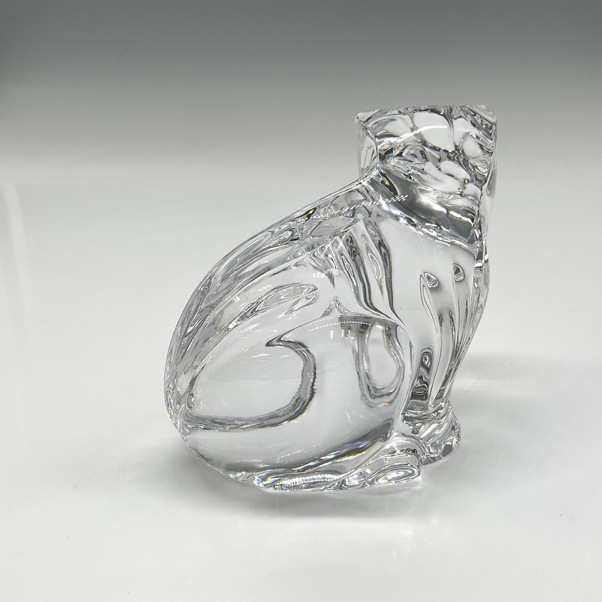 Waterford Crystal Paperweight, Cat - Image 3 of 4