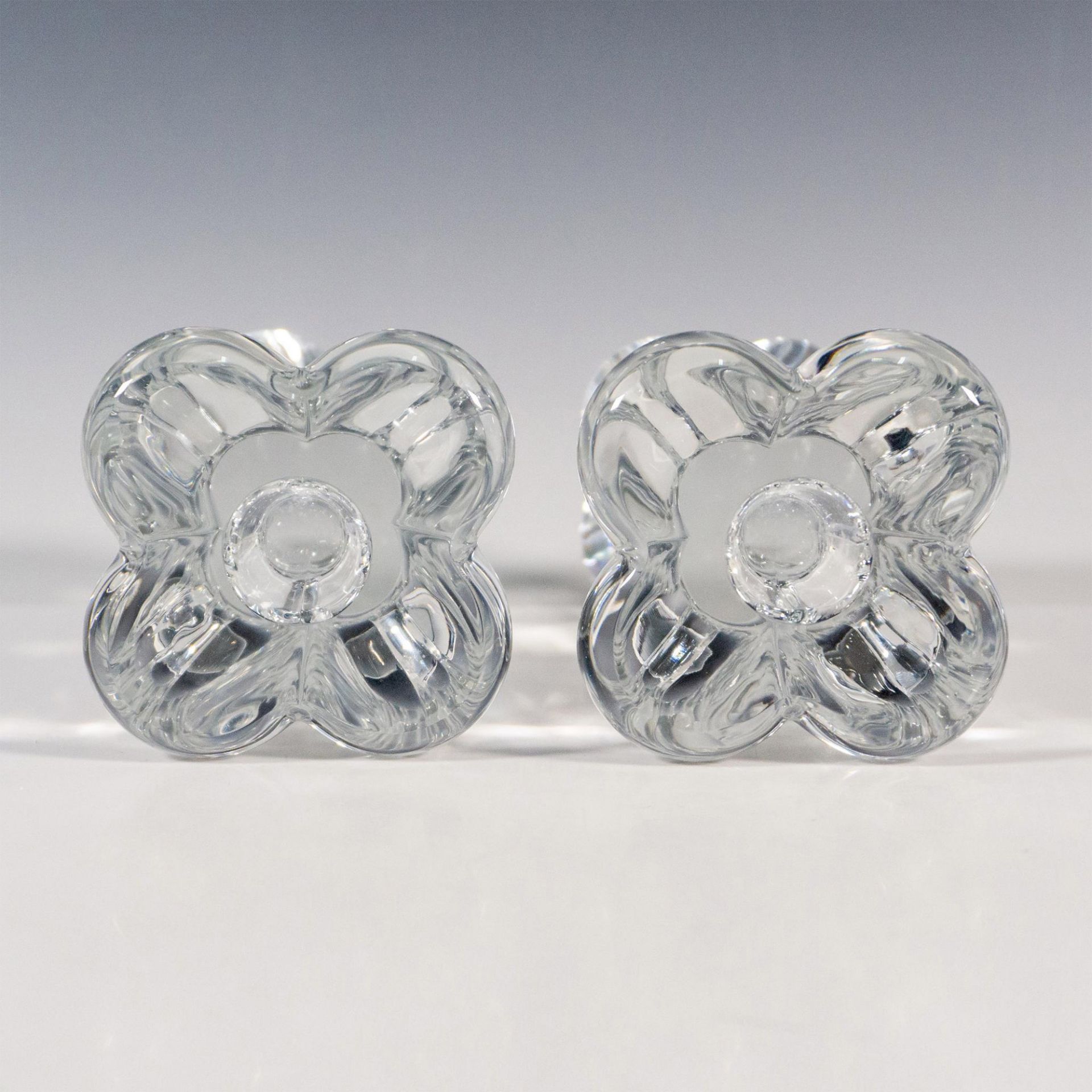 Pair of Baccarat Crystal Candle Holders, Diomede - Bild 3 aus 4