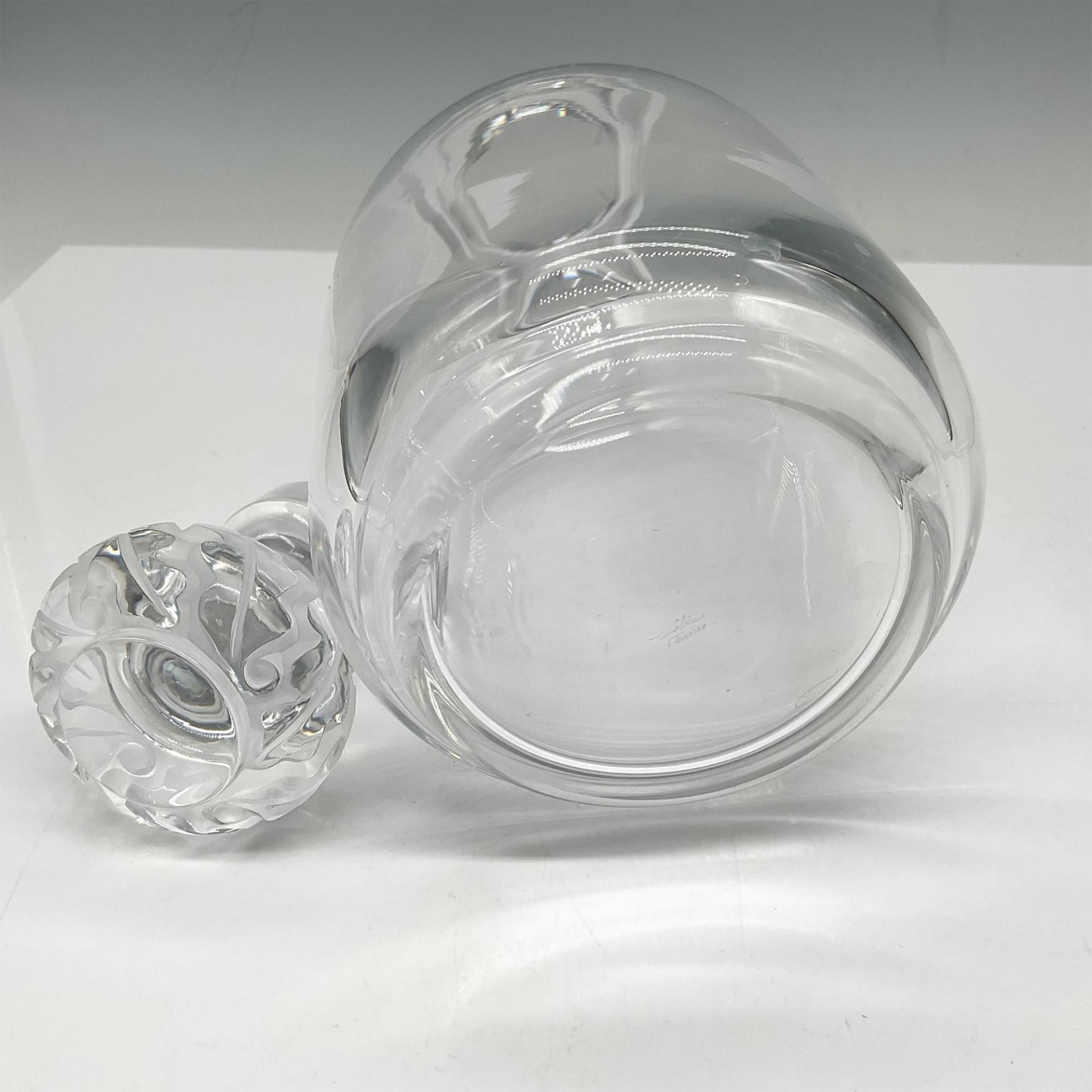Lalique Crystal Decanter with Stopper - Bild 4 aus 4